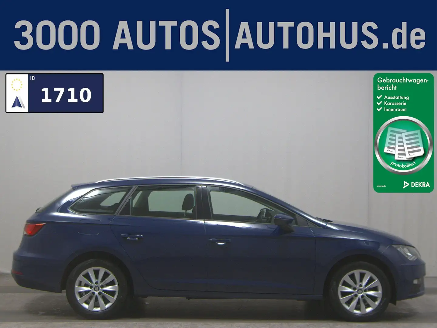 SEAT Leon Sportstourer 1.6 TDI Style Navi Sound PDC Blau - 1