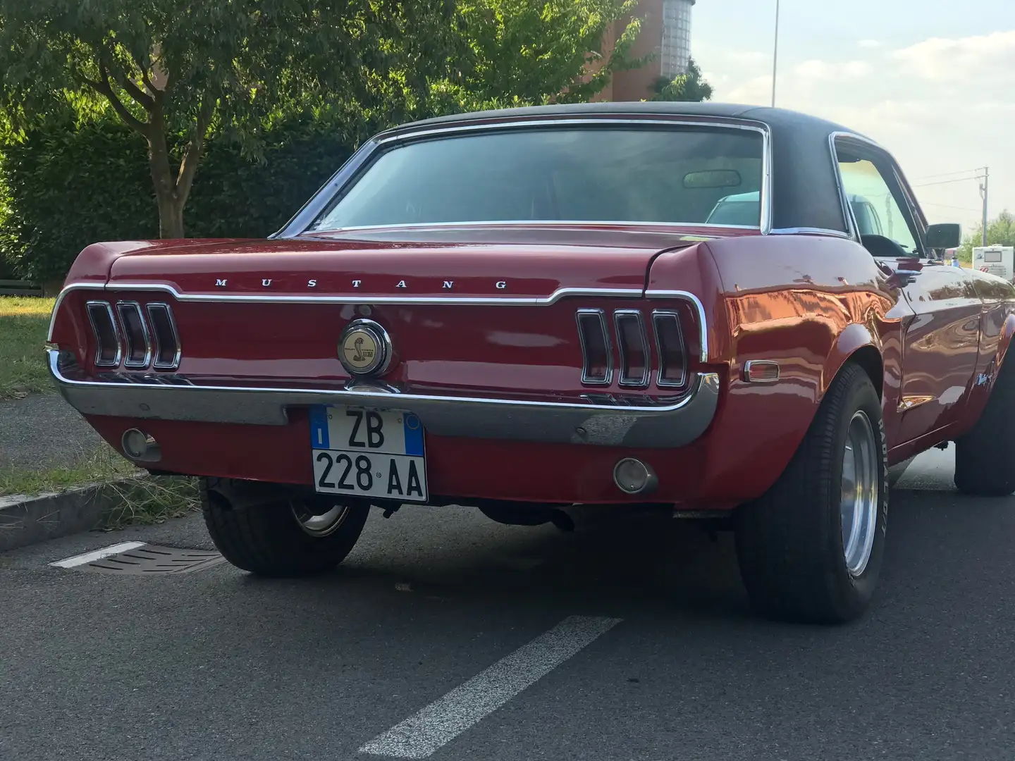 Ford Mustang 1968 coupe Rosso - 2