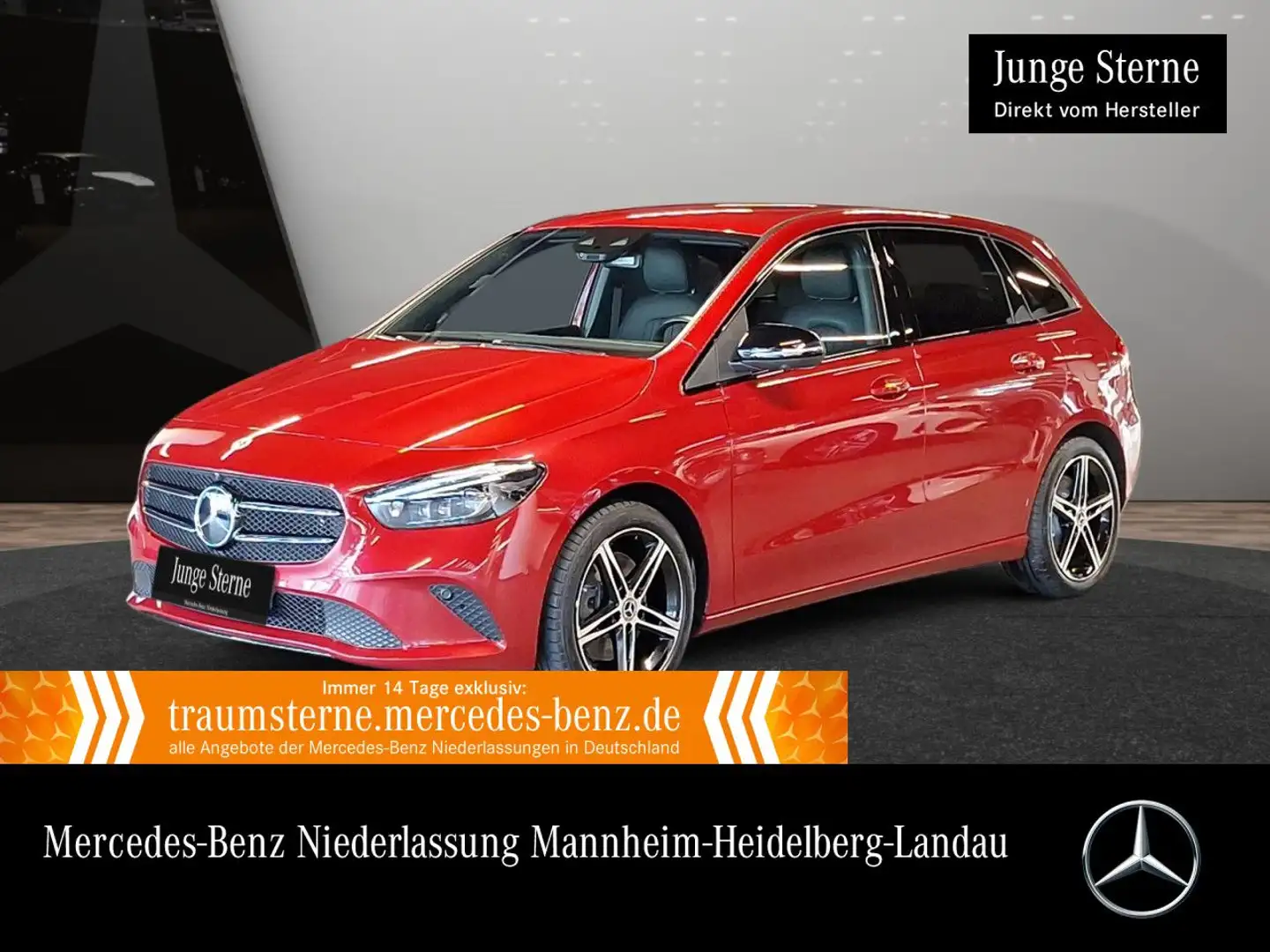 Mercedes-Benz B 250 e PROGRESSIVE+NIGHT+360°+AHK+MULTIBEAM+8G Rot - 1