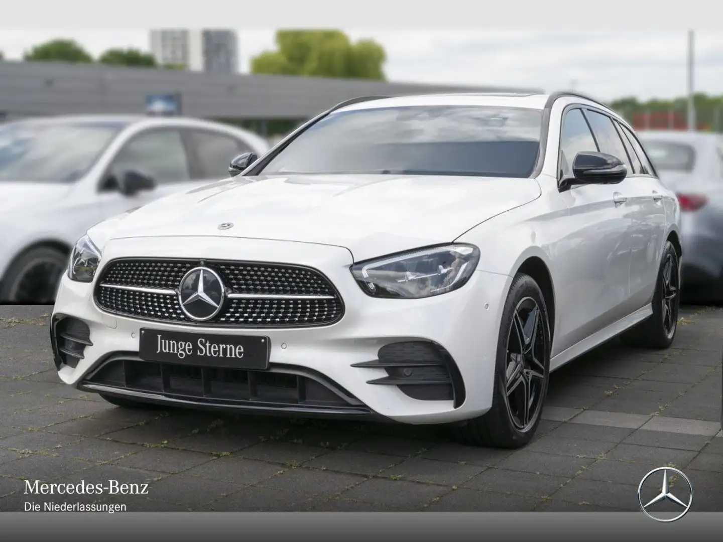 Mercedes-Benz E 300 de T 4M AMG+NIGHT+360+AHK+LED+BURMESTER+9G Weiß - 2