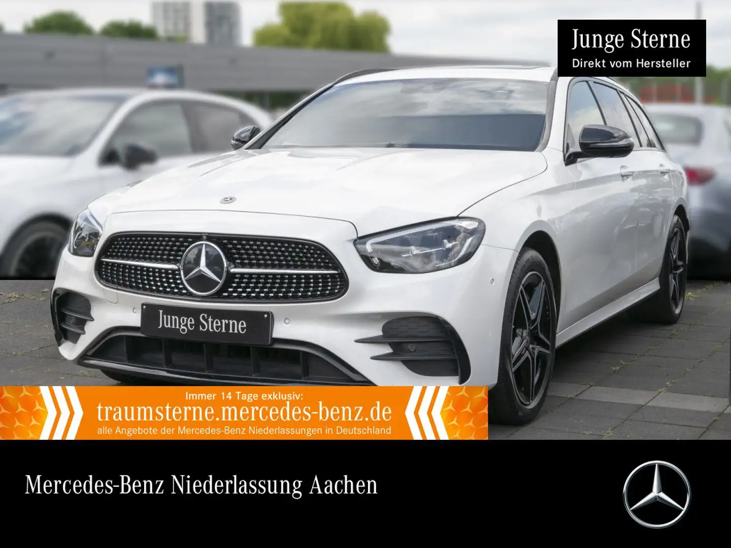 Mercedes-Benz E 300 de T 4M AMG+NIGHT+360+AHK+LED+BURMESTER+9G Weiß - 1