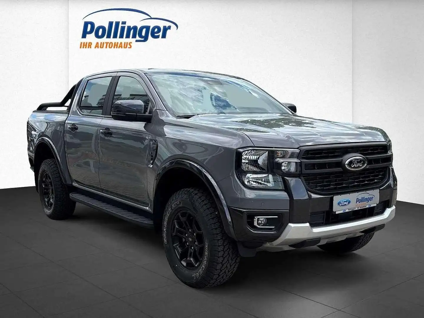 Ford Ranger DoKa Autm. TREMOR, AHK, ROLLO Grau - 2