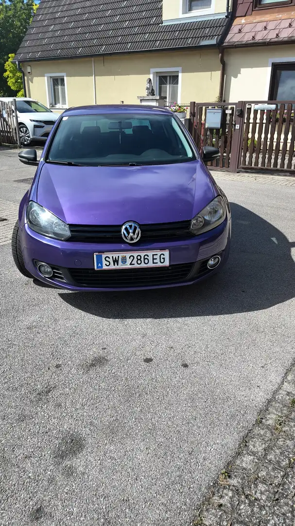 Volkswagen Golf VW Golf 6 2.0 tdi Klein-/ Kompaktwagen Violett - 2