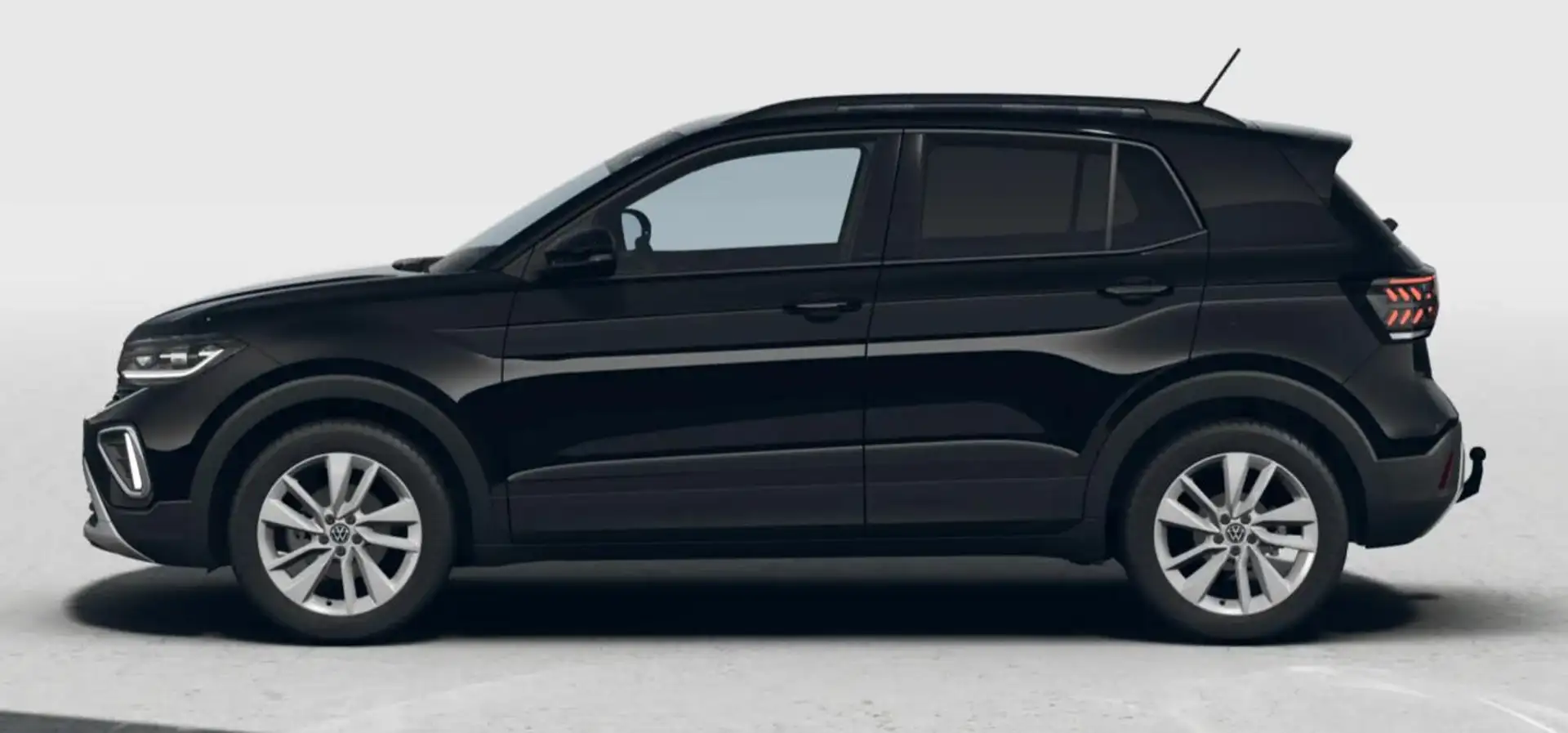 Volkswagen T-Cross DSG Matrix AHK 2ZKlima ParkP Kam R2D SHZ 85 kW ... Schwarz - 2