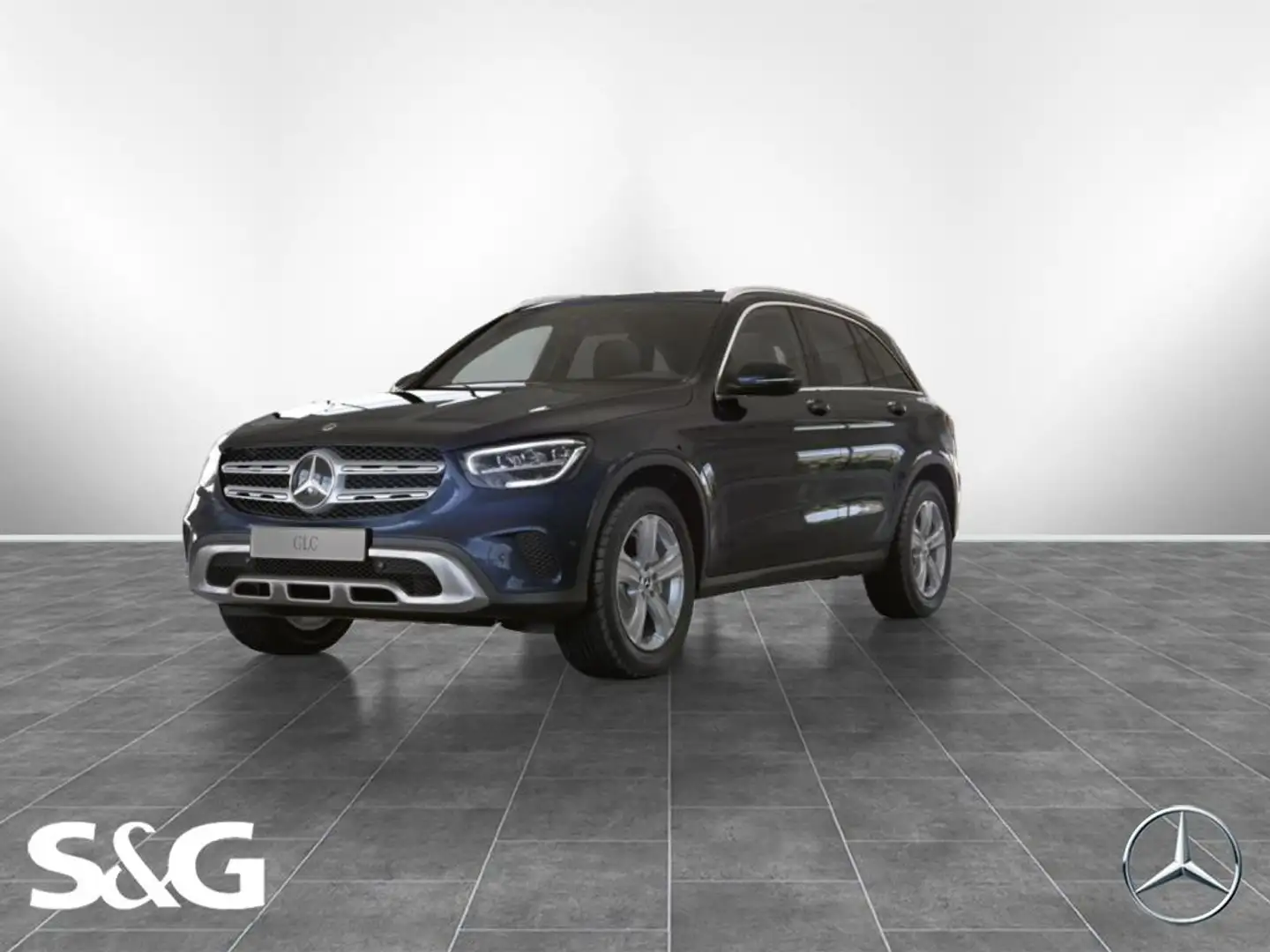Mercedes-Benz GLC 220 d 4M RüKam+MBUX+Totwink+AHK+HUD+LED+18 Blauw - 1