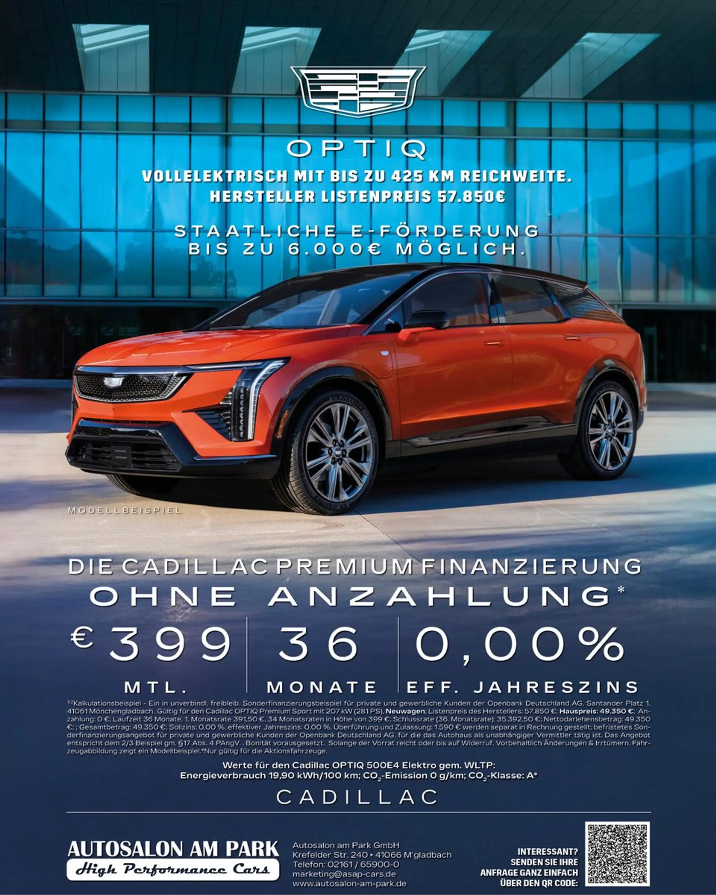 Cadillac Optiq Premium Sport 500e AWD