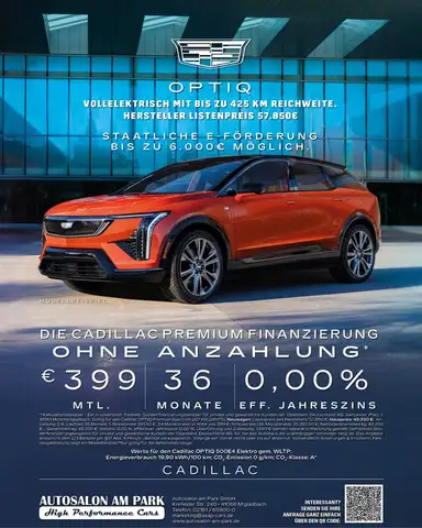 Cadillac Optiq Premium Sport 399 € mtl.|0€ Anz.|0%