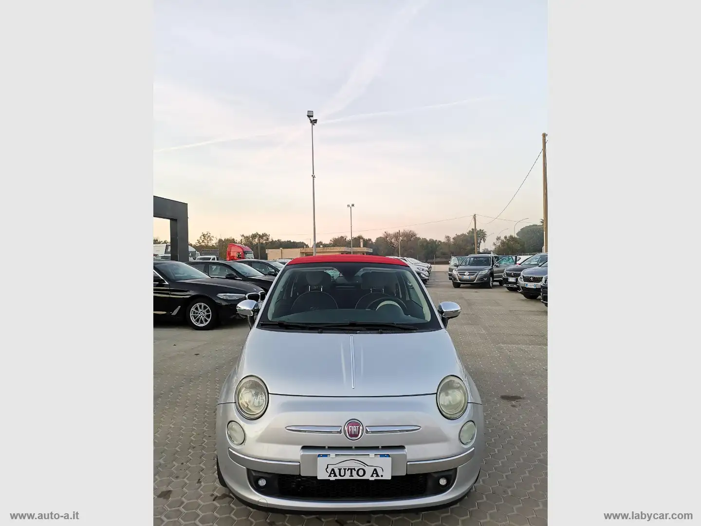 Fiat 500 C 1.3 MJT 75 CV Lounge Gris - 2