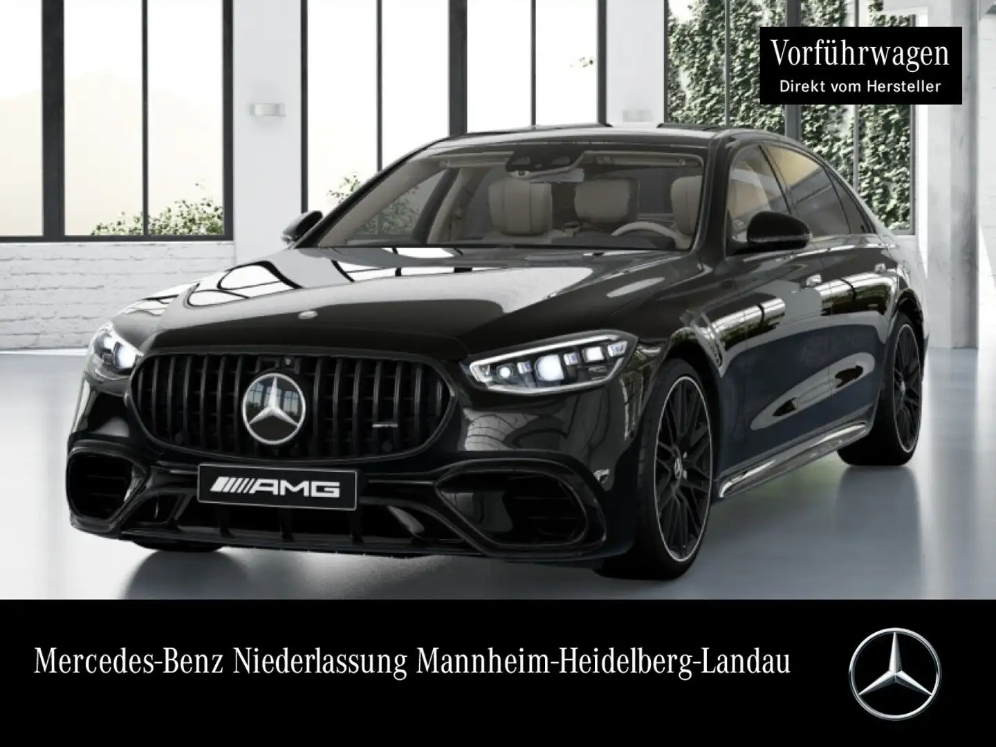 Mercedes-Benz S 63 AMG S 63 E PANO+DIGITAL-L+BURMESTER4D+FAHRASS+KEYLESS Černá - 1