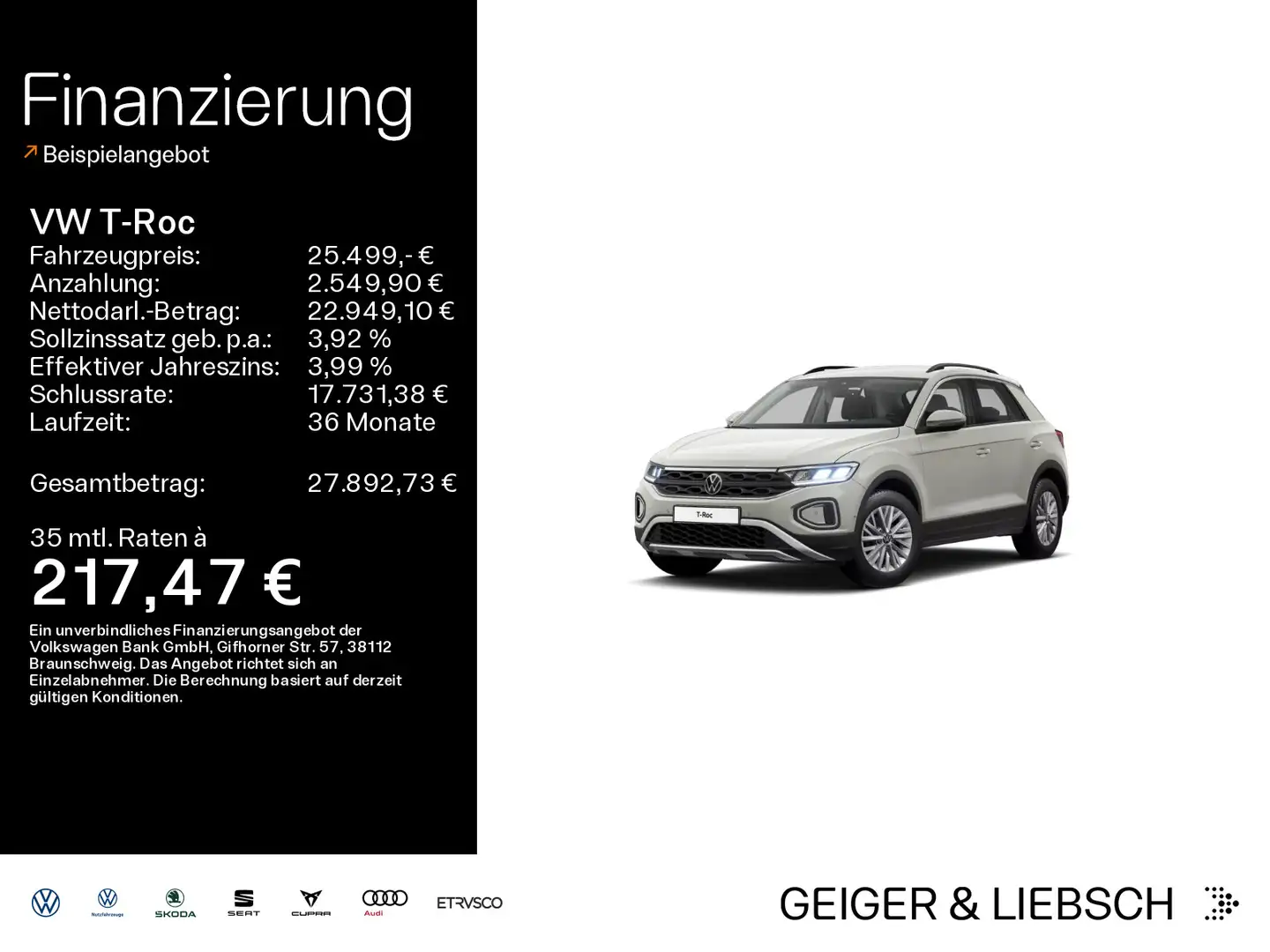 Volkswagen T-Roc T-ROC 1.5 TSI DSG LIFE*AHK*NAVI*LM*ALLWETTER*SHZ Grau - 1