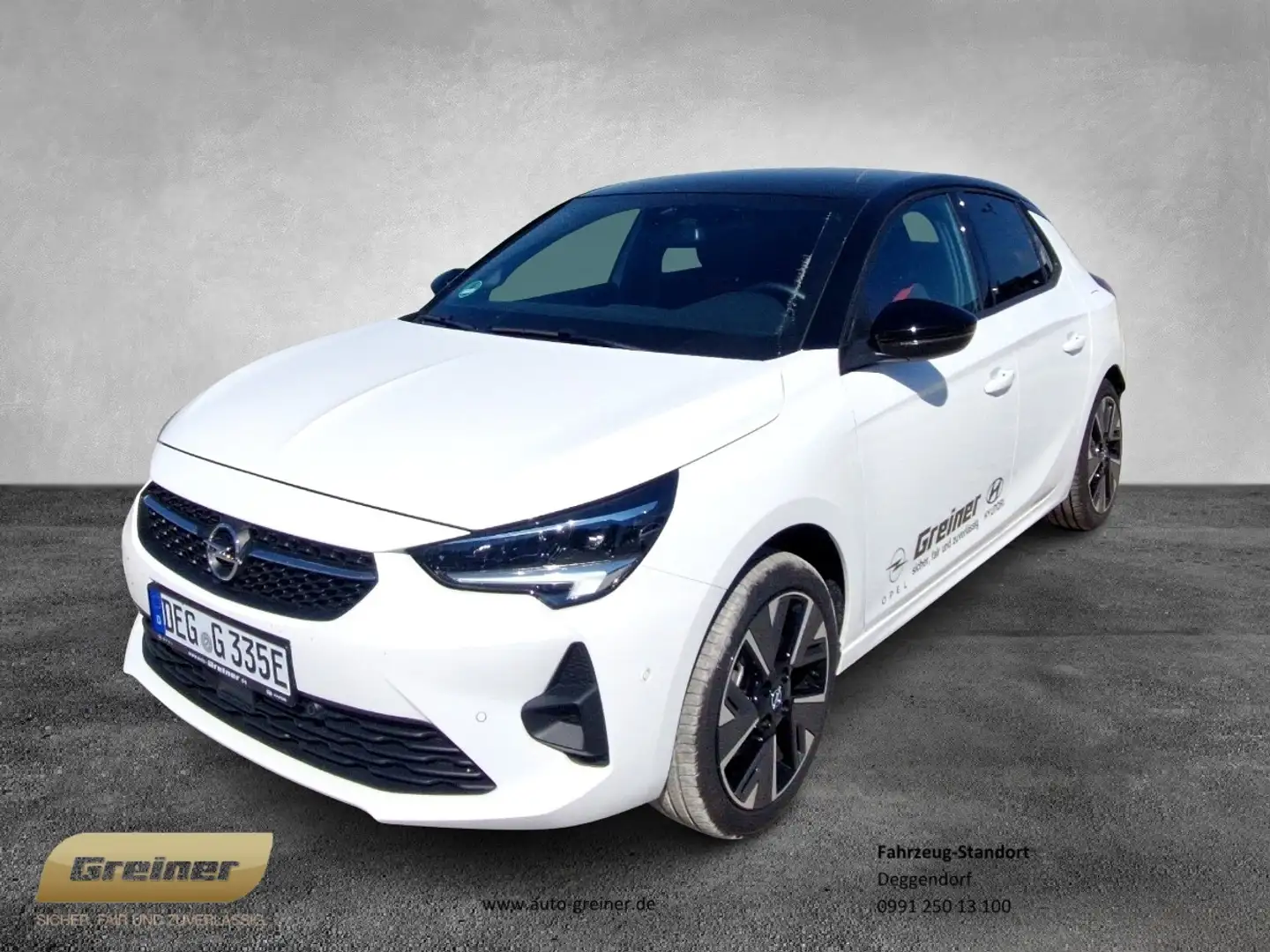 Opel Corsa Electric GS 100 kW NAVI|PDC|SHZ|LRHZ Weiß - 1