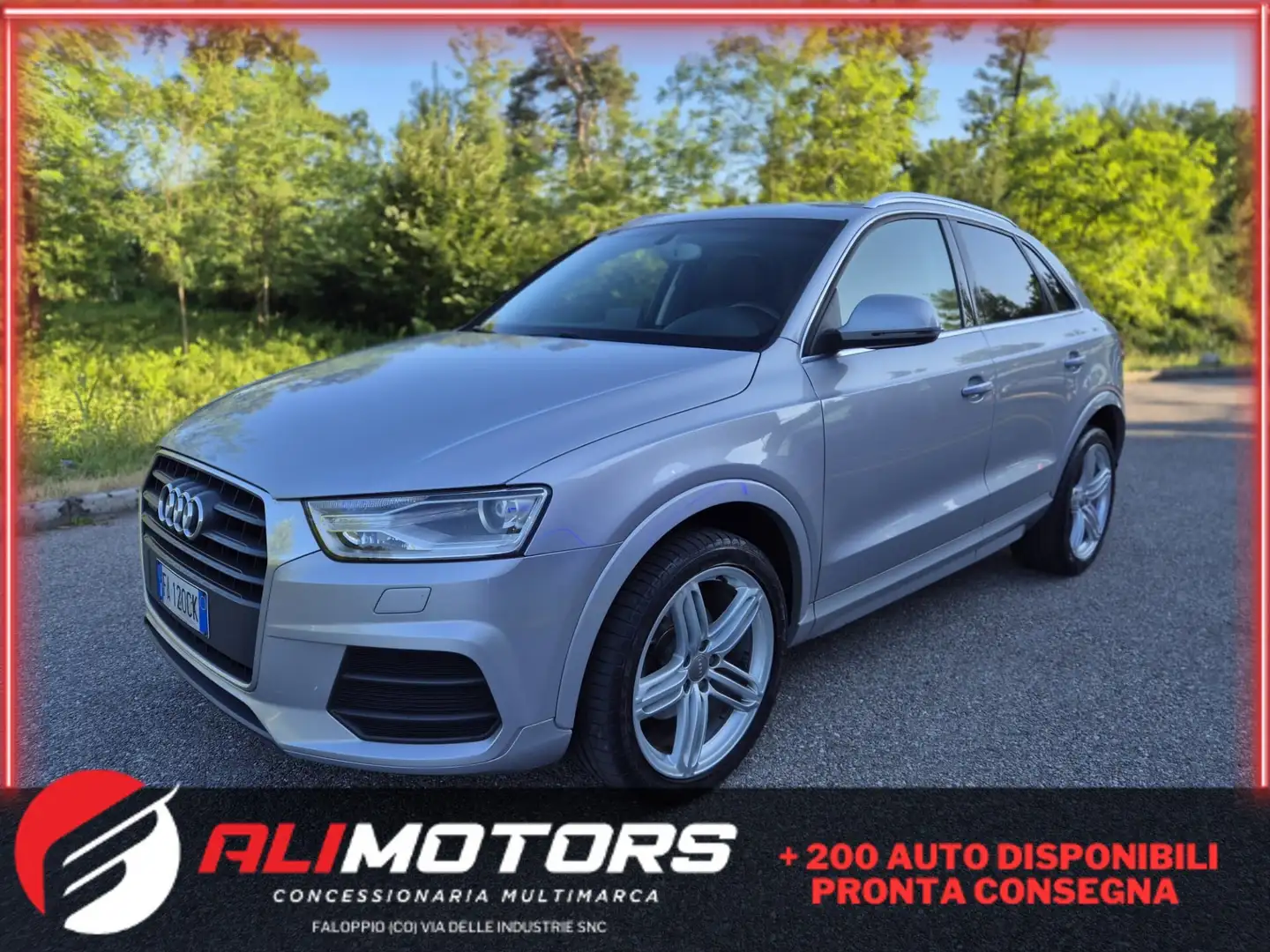Audi Q3 2.0 TDI 150 CV quattro edition Sport Argento - 1