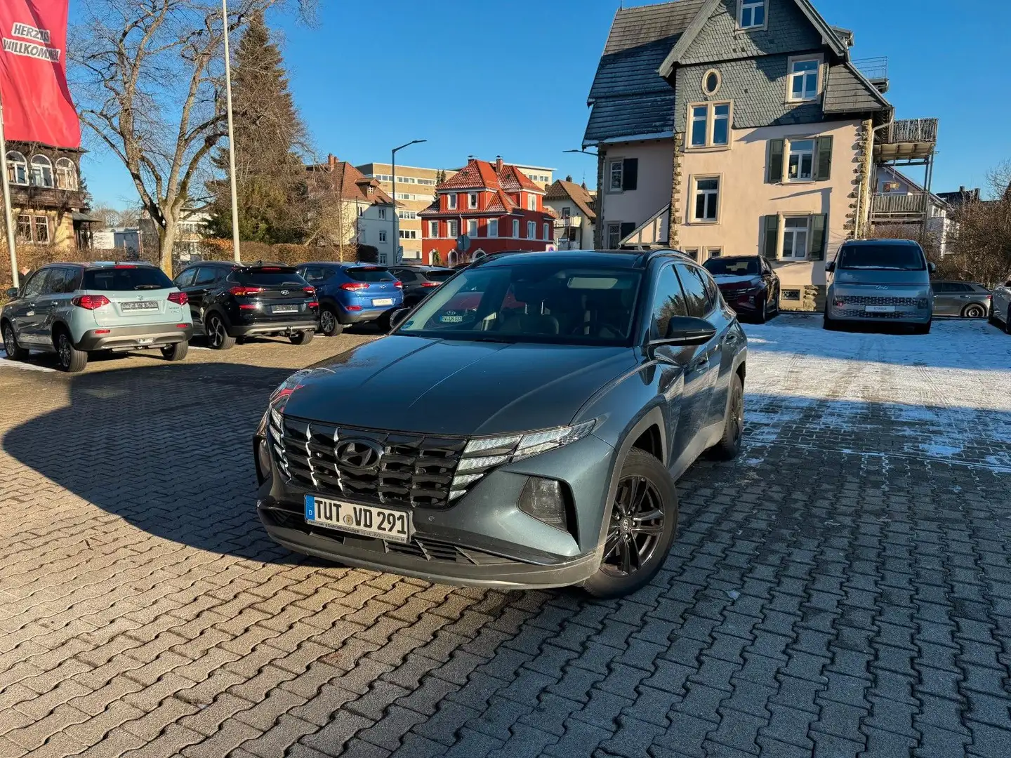 Hyundai TUCSON Trend Hybrid 4WD Blauw - 1