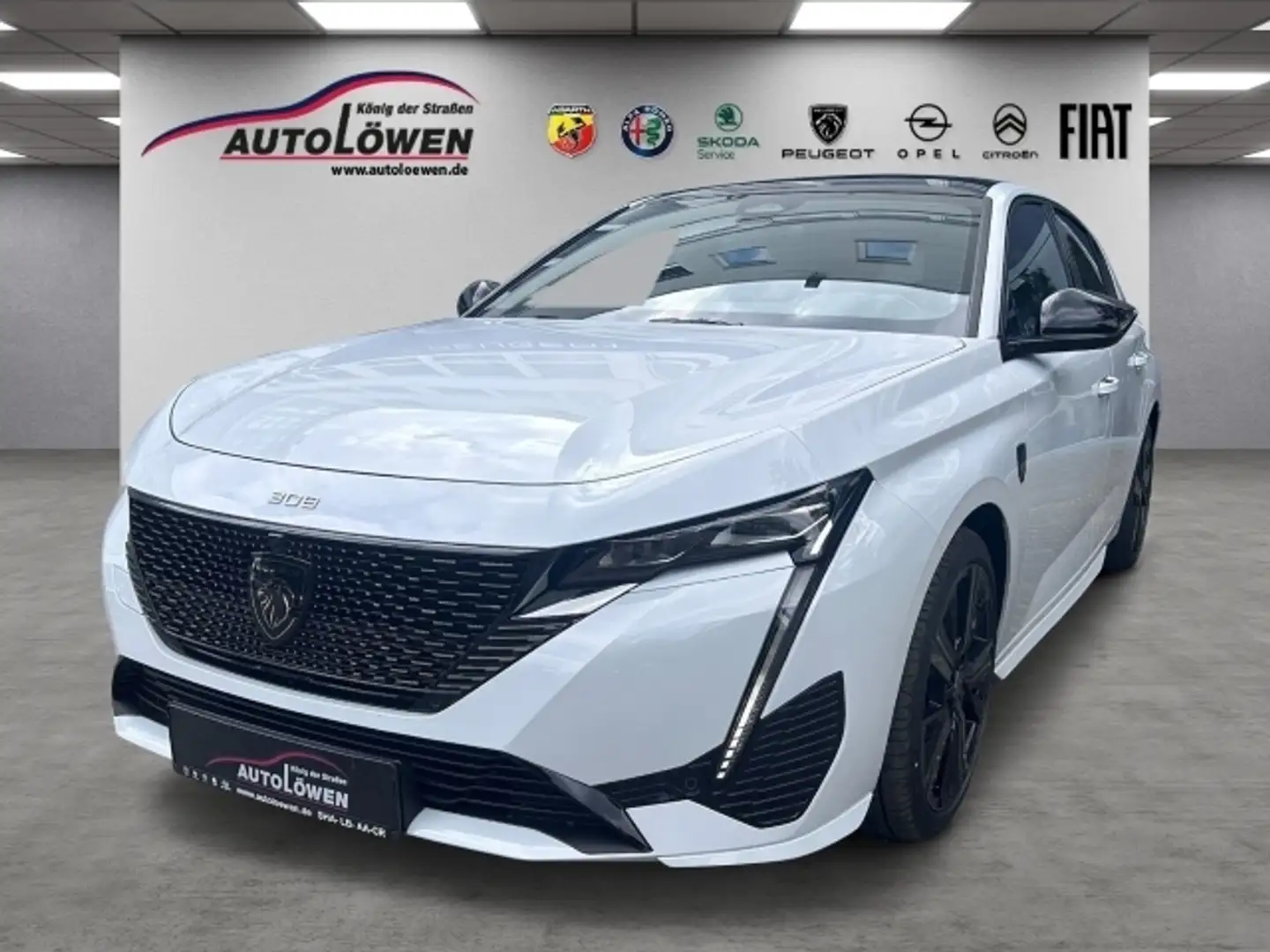 Peugeot 308 Hybrid 180 Weiß - 1