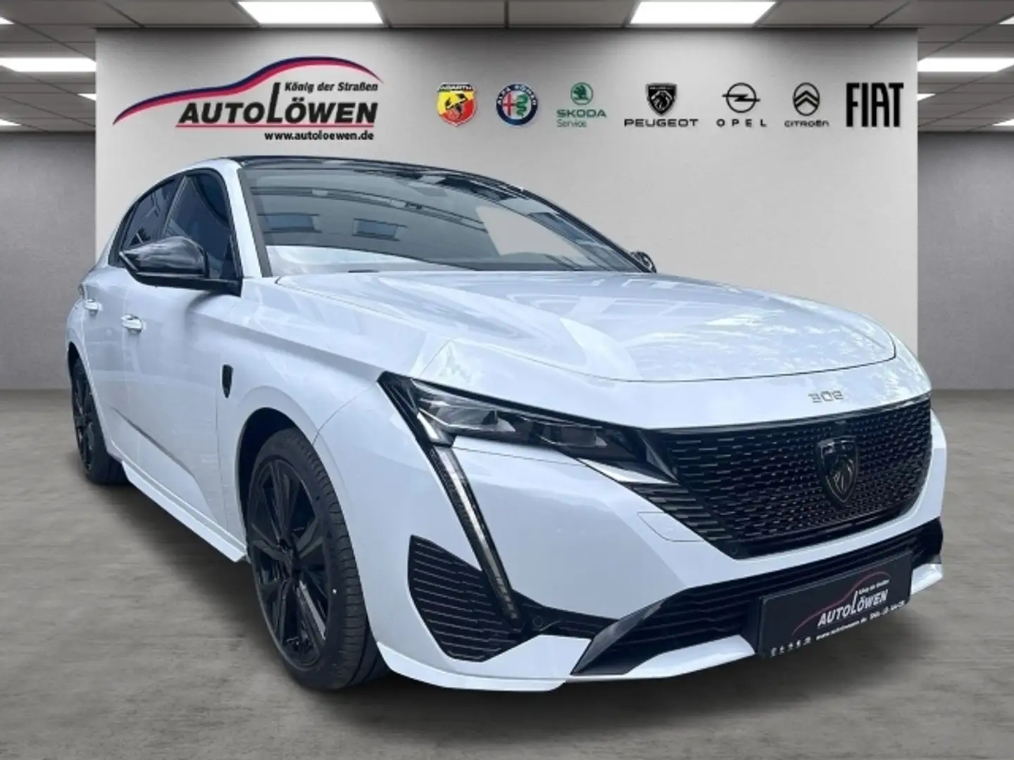Peugeot 308 Hybrid 180 Weiß - 2