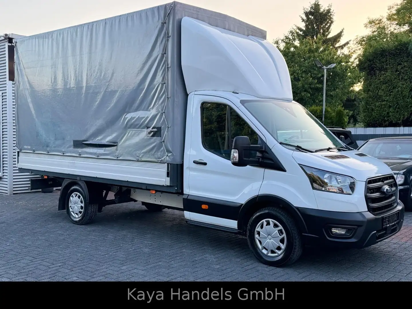 Ford Transit Pritsche/Plane 350 L4 KLIMA/1.Hand Blanc - 1