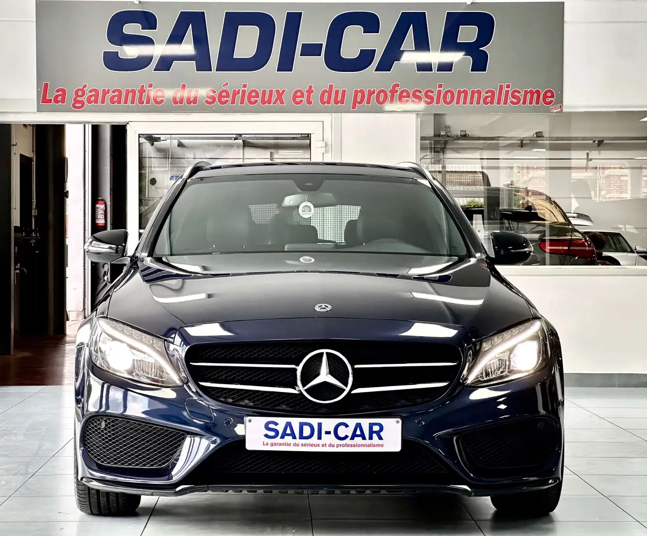 Mercedes-Benz C 180 d 115cv Break - AMG LINE EDITION Bleu - 2