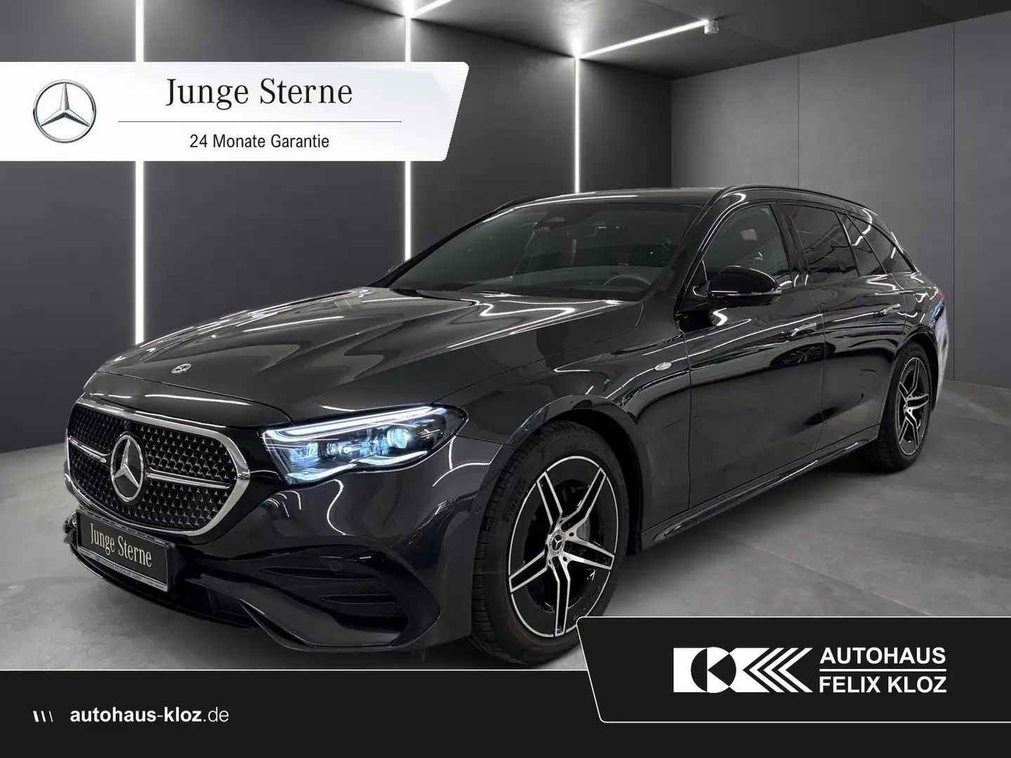 Mercedes-Benz E 300 T e AMG Prem*AHK*Distro*HeadUp*360*Burmest Grau - 1