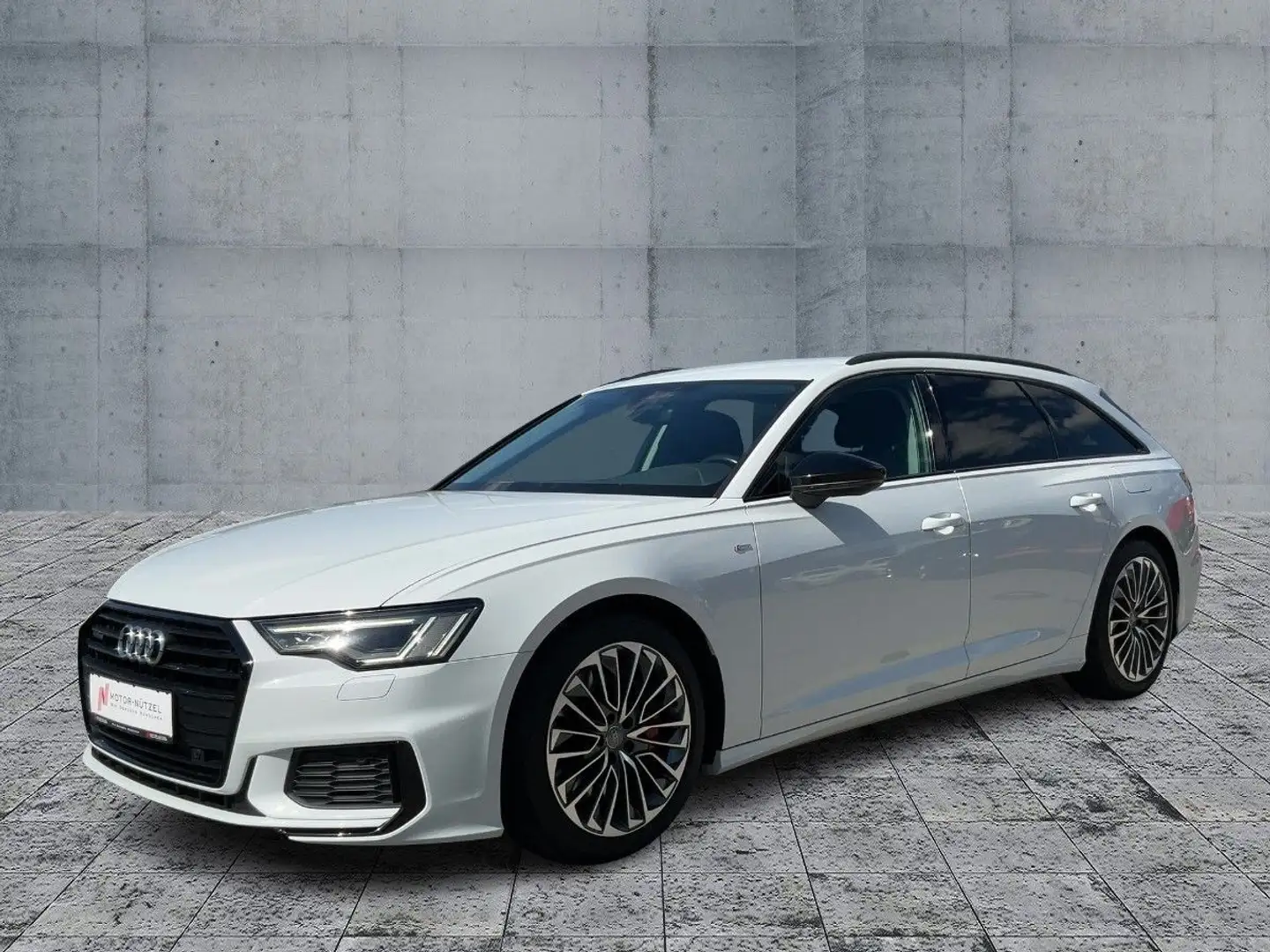 Audi A6 55 TFSI e QU S-LINE MATRIX+NAVI+DVD+PDC Blanc - 2