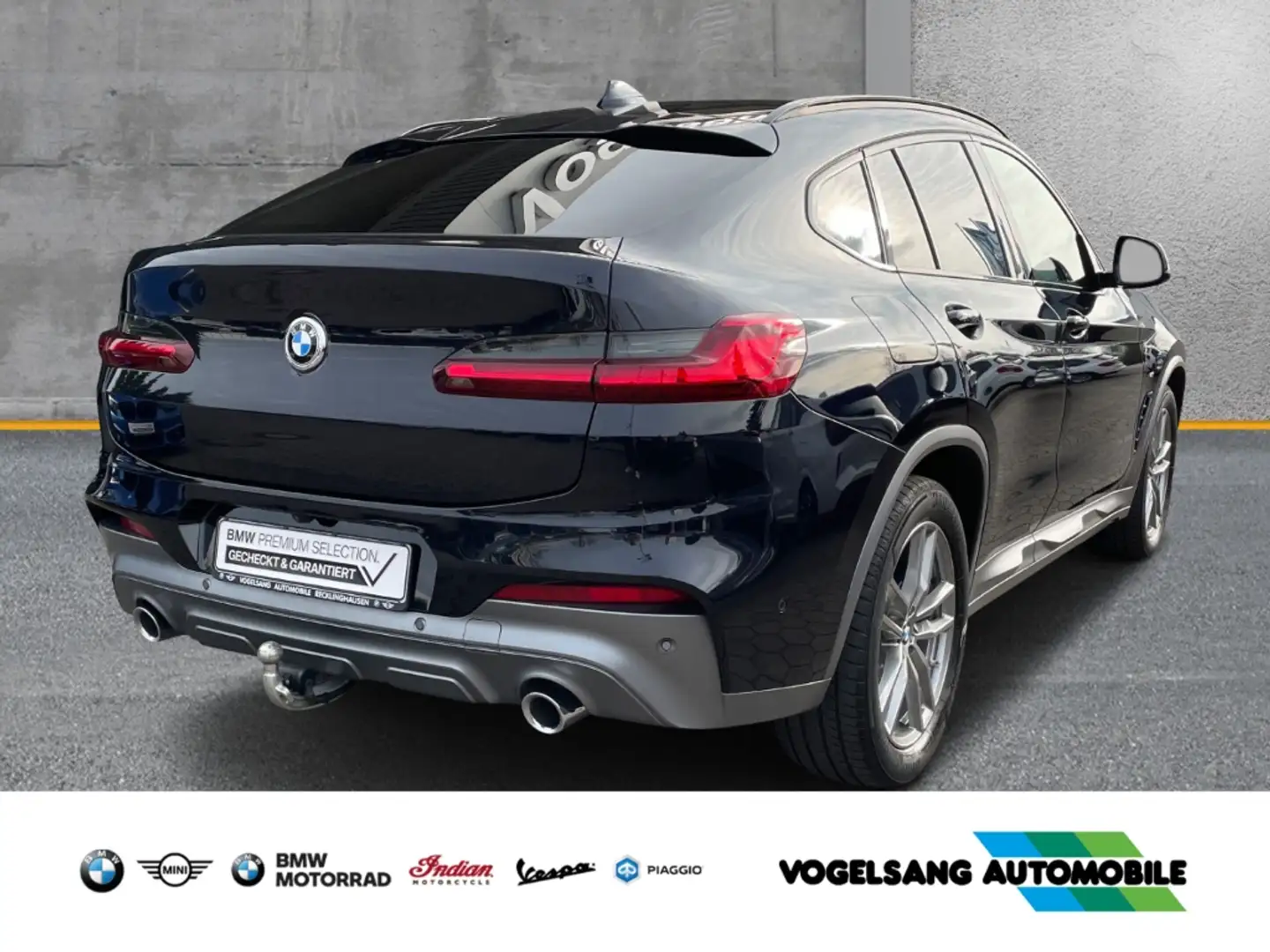 BMW X4 xDrive30d Standheizung Anhänger-Kuppl. Head-Up akt Чорний - 2