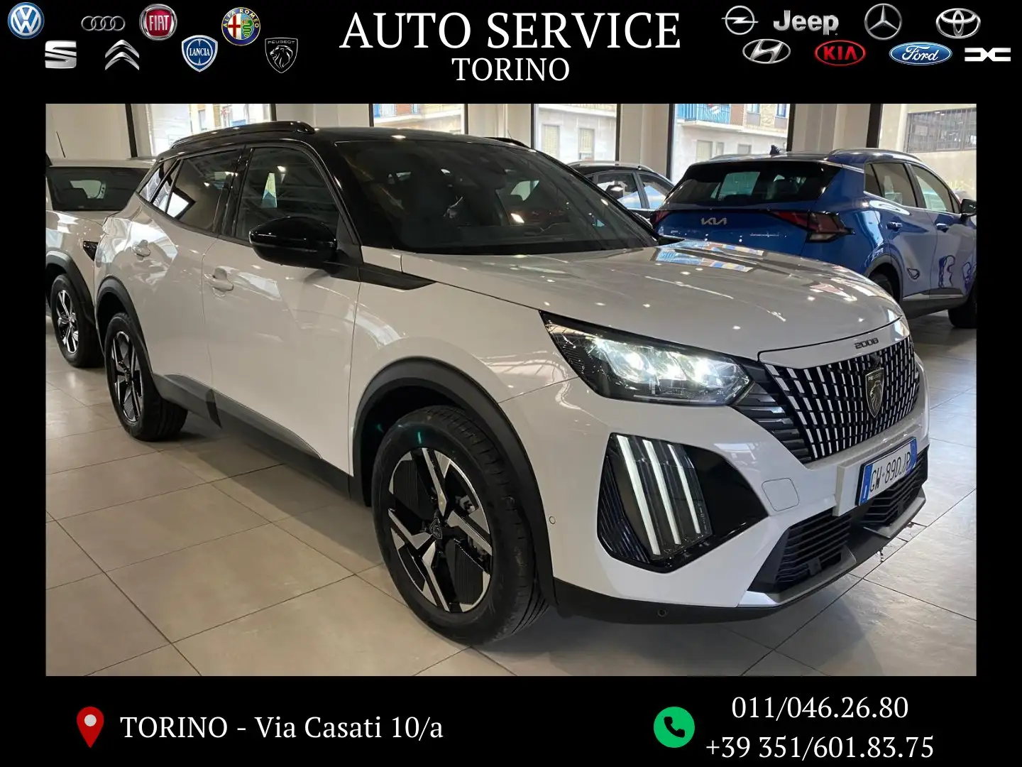 Peugeot 2008 1.2 puretech 100cv Allure UNICO PROPRIETARIO Blanc - 1