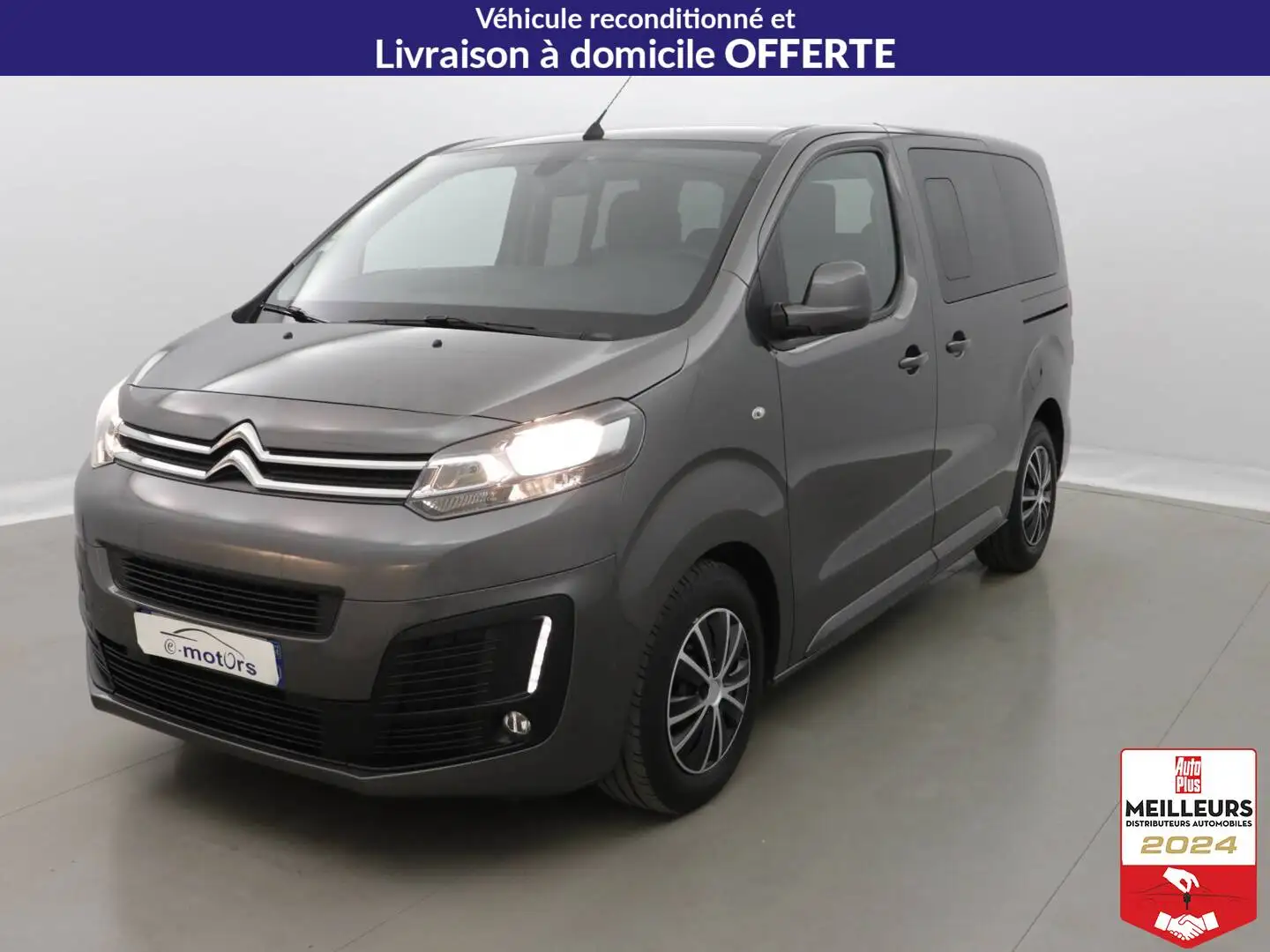 Citroen Jumpy XS BlueHDi 180 EAT6 Confort 8PL Gris - 1