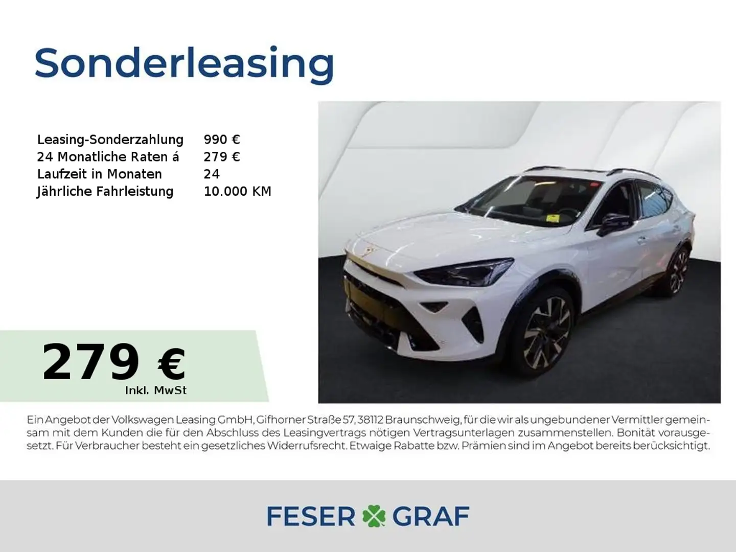 CUPRA Formentor VZ 2.0 TSI 4Drive|AHK|Pano|Sennheiser Weiß - 1