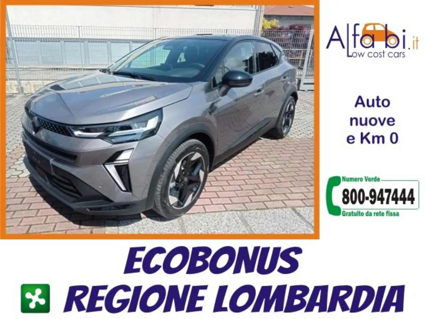 Renault Captur MY24 1.6 E-Tech Full Hybrid 145CV Techno Grigio - 1