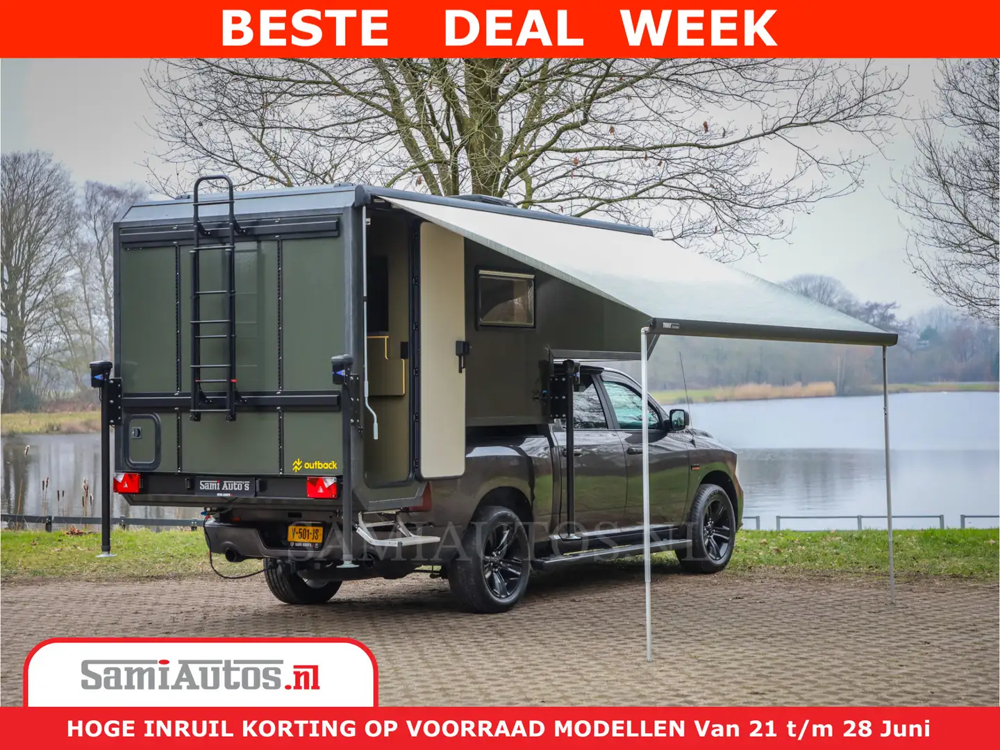 Dodge RAM 1500 €15000,- VOORDEEL | CAMPER / AFZET UNIT | SHO Vert - 1