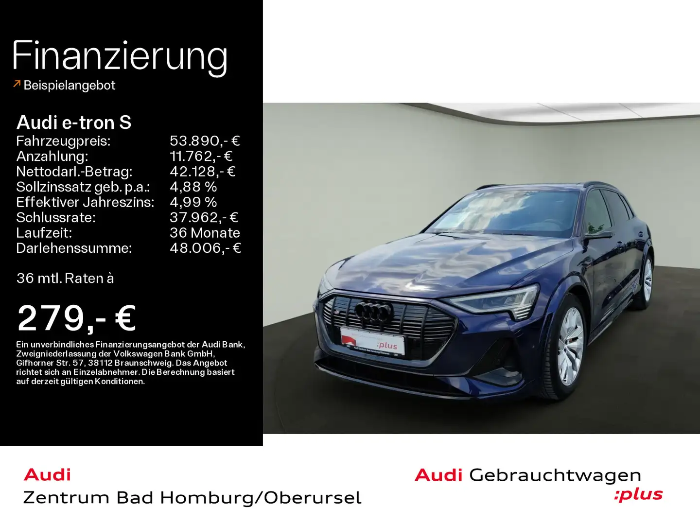 Audi quattro*Navi*Matrix*Alu*B&O*HUD*PDC*Pan Azul - 1