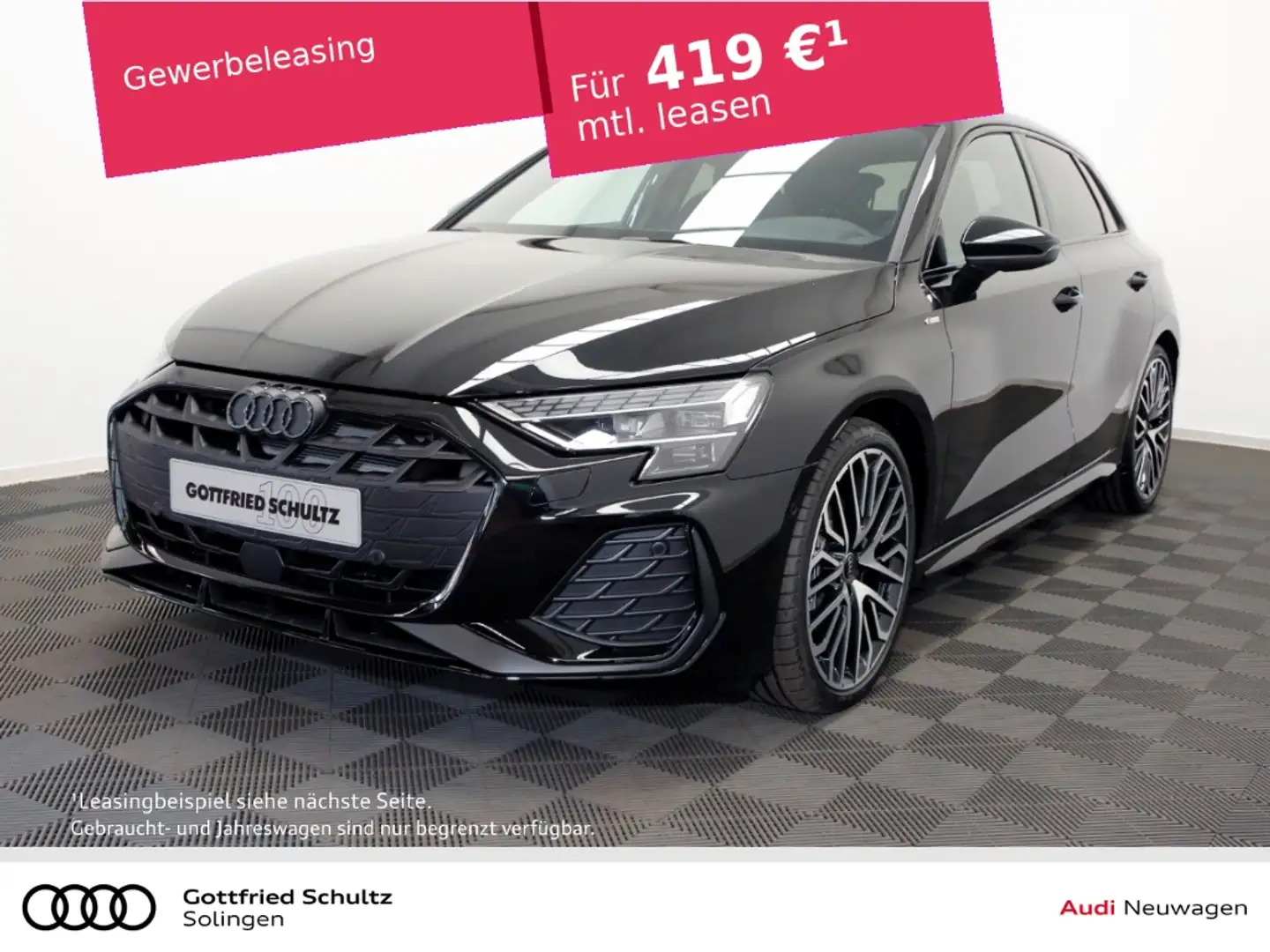 Audi A3 Sportback 35 TFSI Matrix Pano AHK Sonos S line Noir - 1