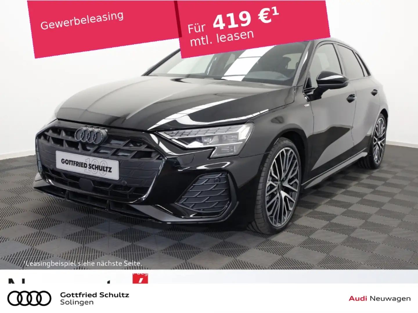 Audi A3 Sportback 35 TFSI Matrix Pano AHK Sonos S line Schwarz - 1