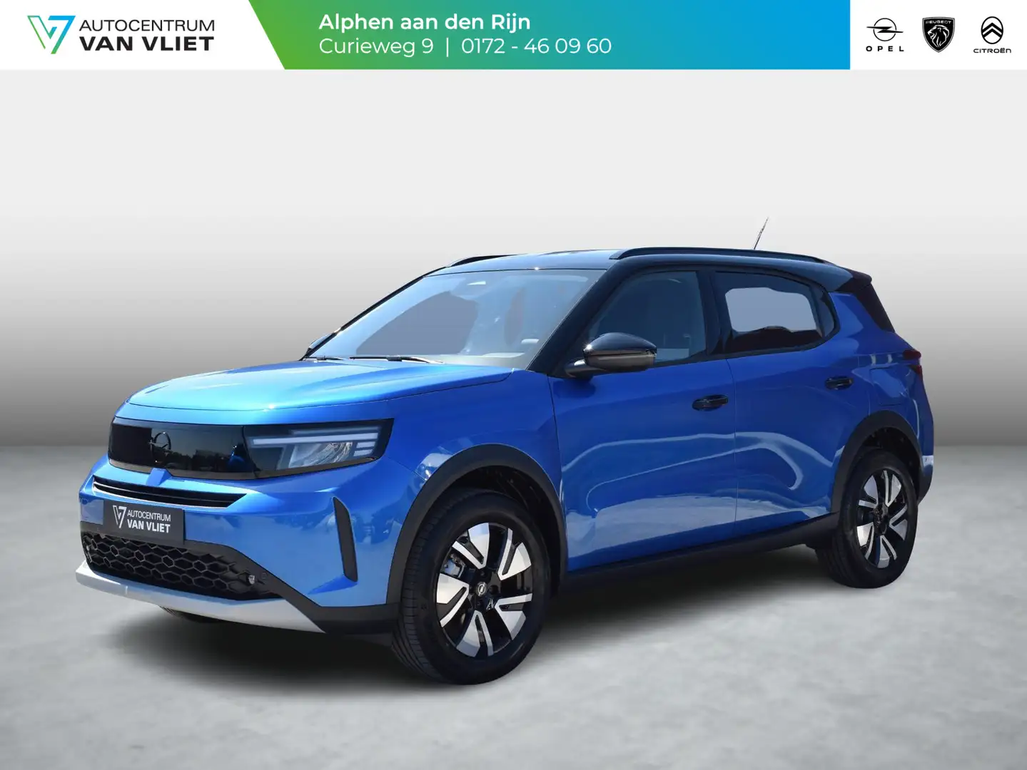 Opel Frontera Electric GS 44 kWh 3 FASE | NAVIGATIE / CARPLAY | Blauw - 1