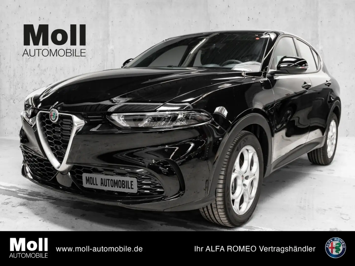 Alfa Romeo Tonale SUPER-PDC HINTEN-LED-SCHEINWERFER Apple CarPlay Černá - 1