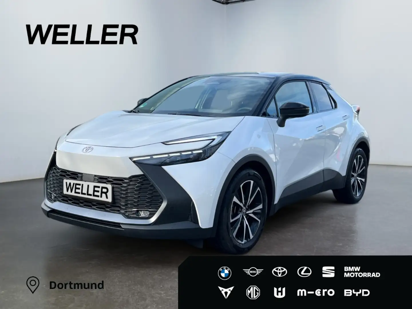 Toyota C-HR 1.8 Hybrid Team Deutschland *LED*el Heck*ACC*CAM*S Weiß - 1