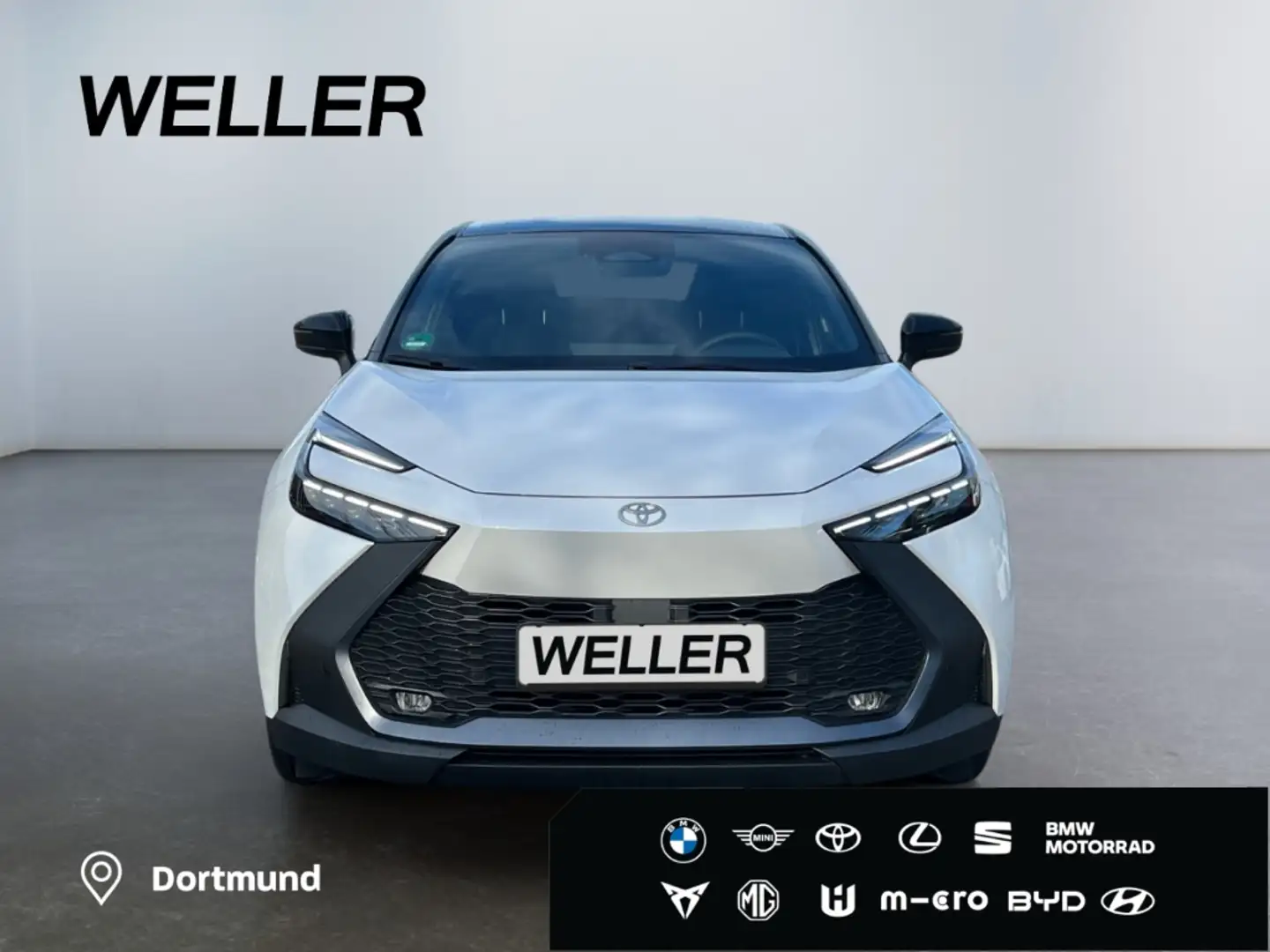 Toyota C-HR 1.8 Hybrid Team Deutschland *LED*el Heck*ACC*CAM*S Weiß - 2
