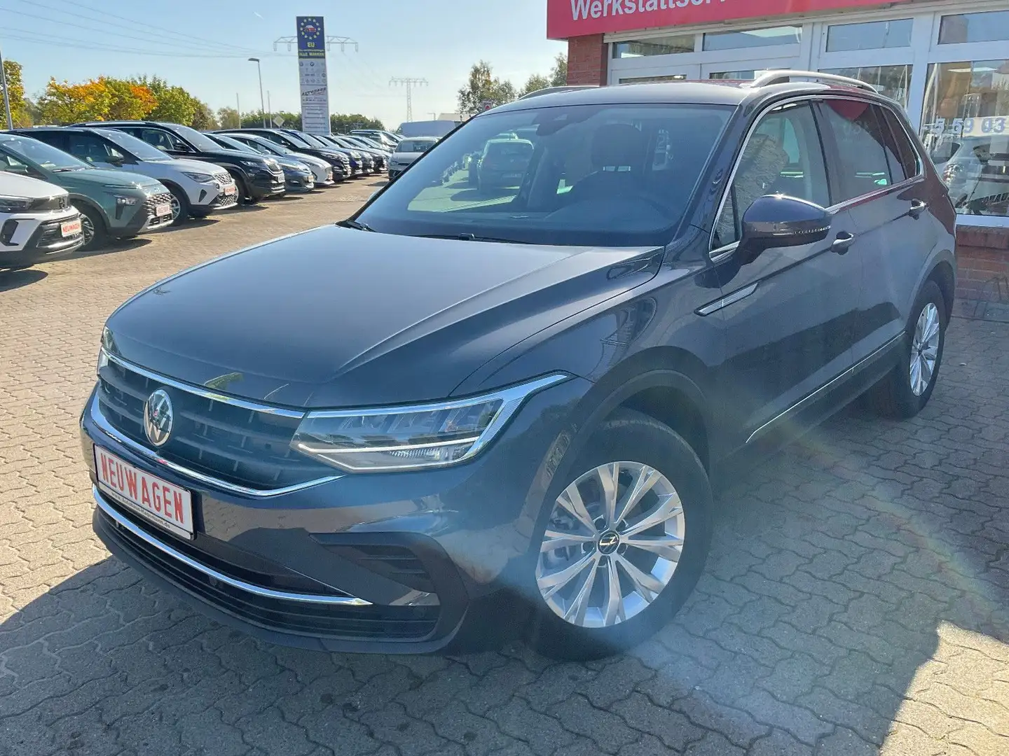Volkswagen Tiguan Life*Navi*AHZV schwenk*Licht-&Regensens* Grau - 1