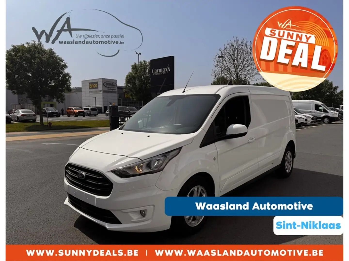 Ford Transit Connect Limited L2 - 1.5 TDCI 100pk - € 21.990,00 Excl. BT Fehér - 1