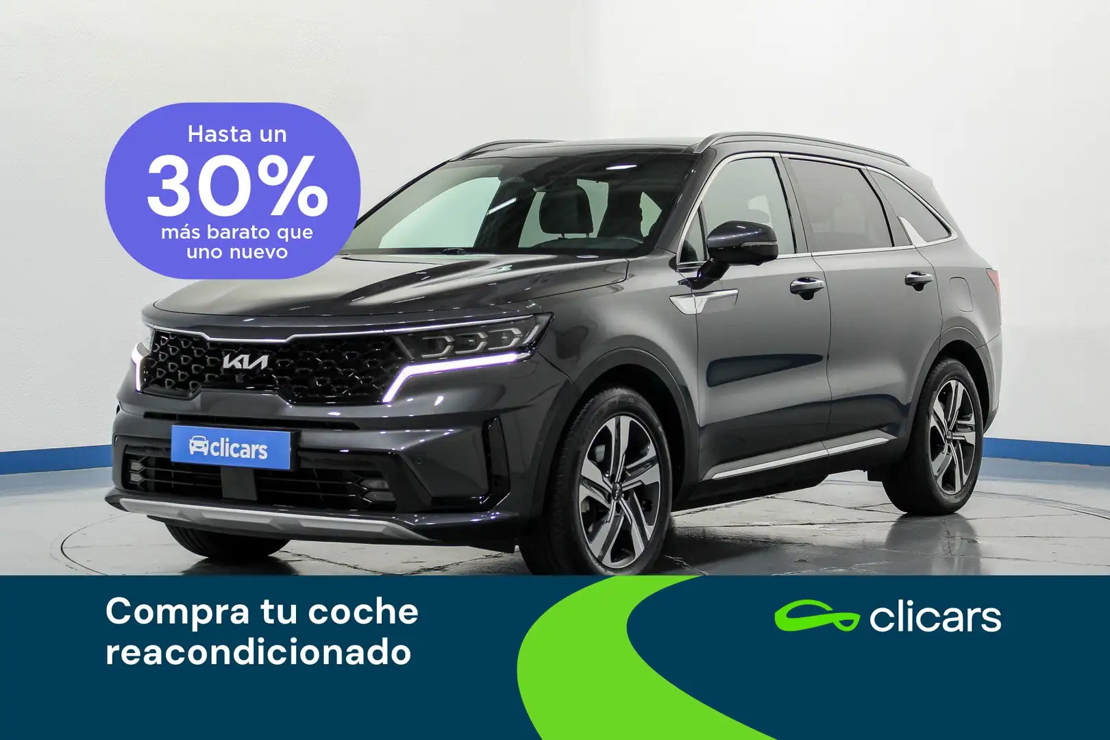 Kia Sorento 1.6 T-GDi HEV Emotion 4x4 Gris - 1