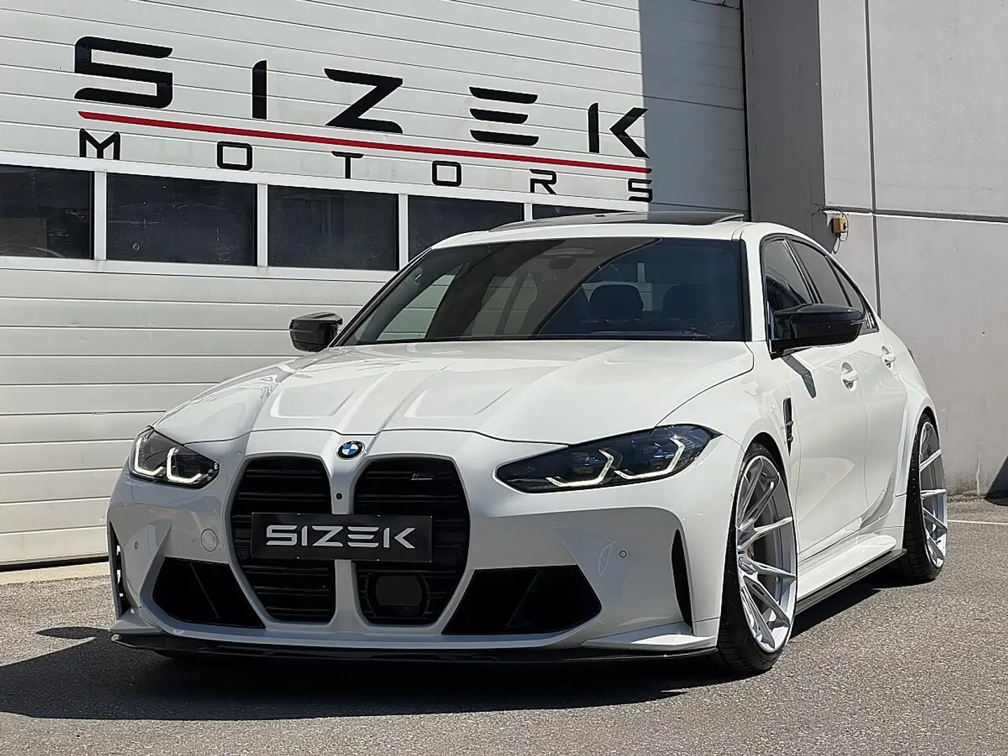 BMW M3 Competition Aut.|M-PERFORMANCE|LASER|SHD|ACC Weiß - 1