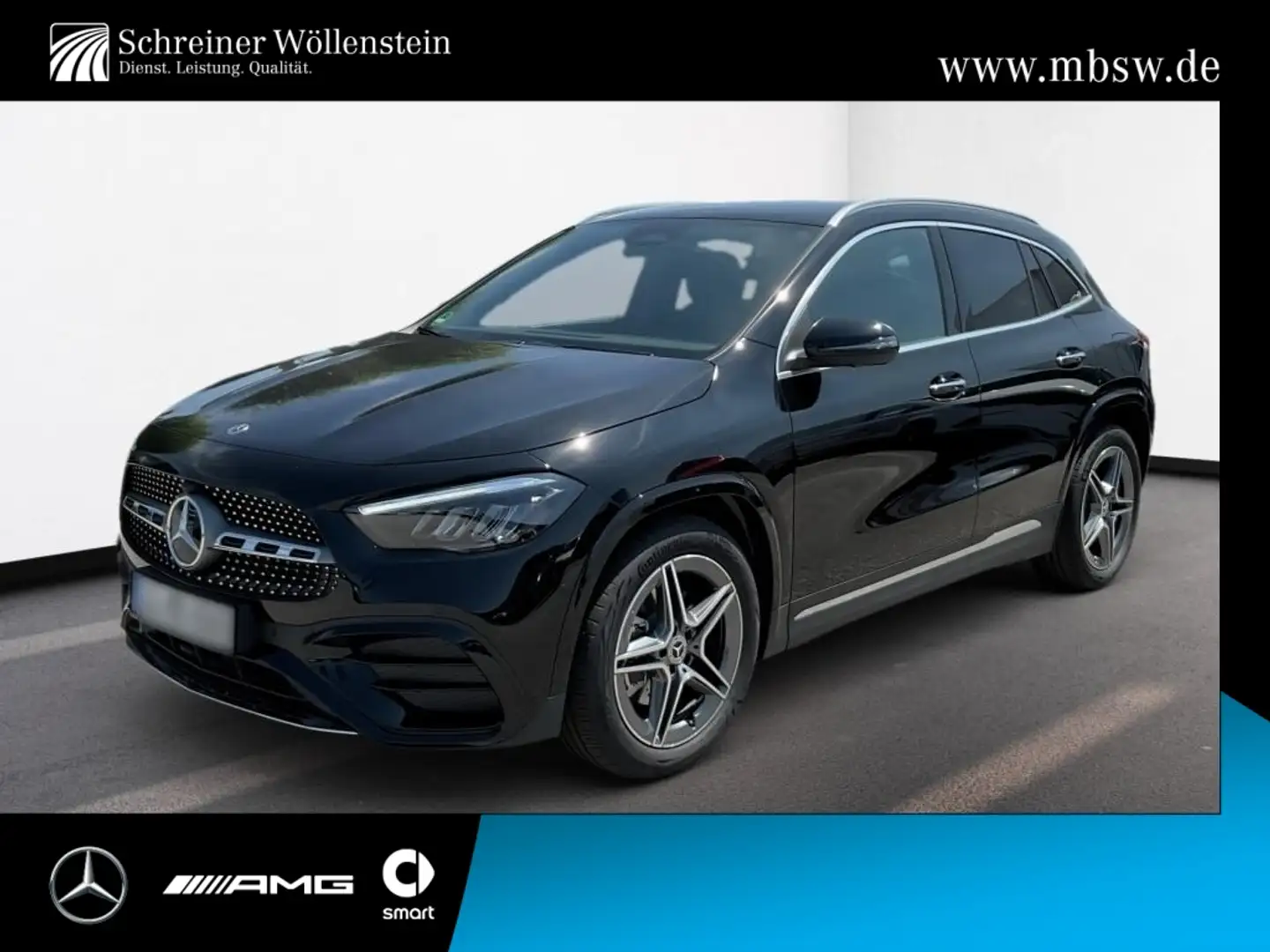 Mercedes-Benz GLA 200 AMG*AHK*LED*Distronic*Keyless*Navi-Prem. Fekete - 1