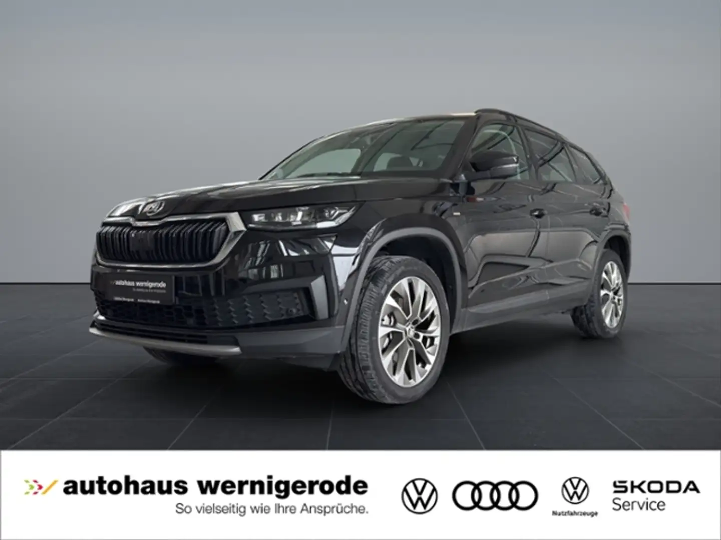 Skoda Kodiaq 2.0TDI 4x4 Clever Matrix/AHK/Kamera/ACC Noir - 1