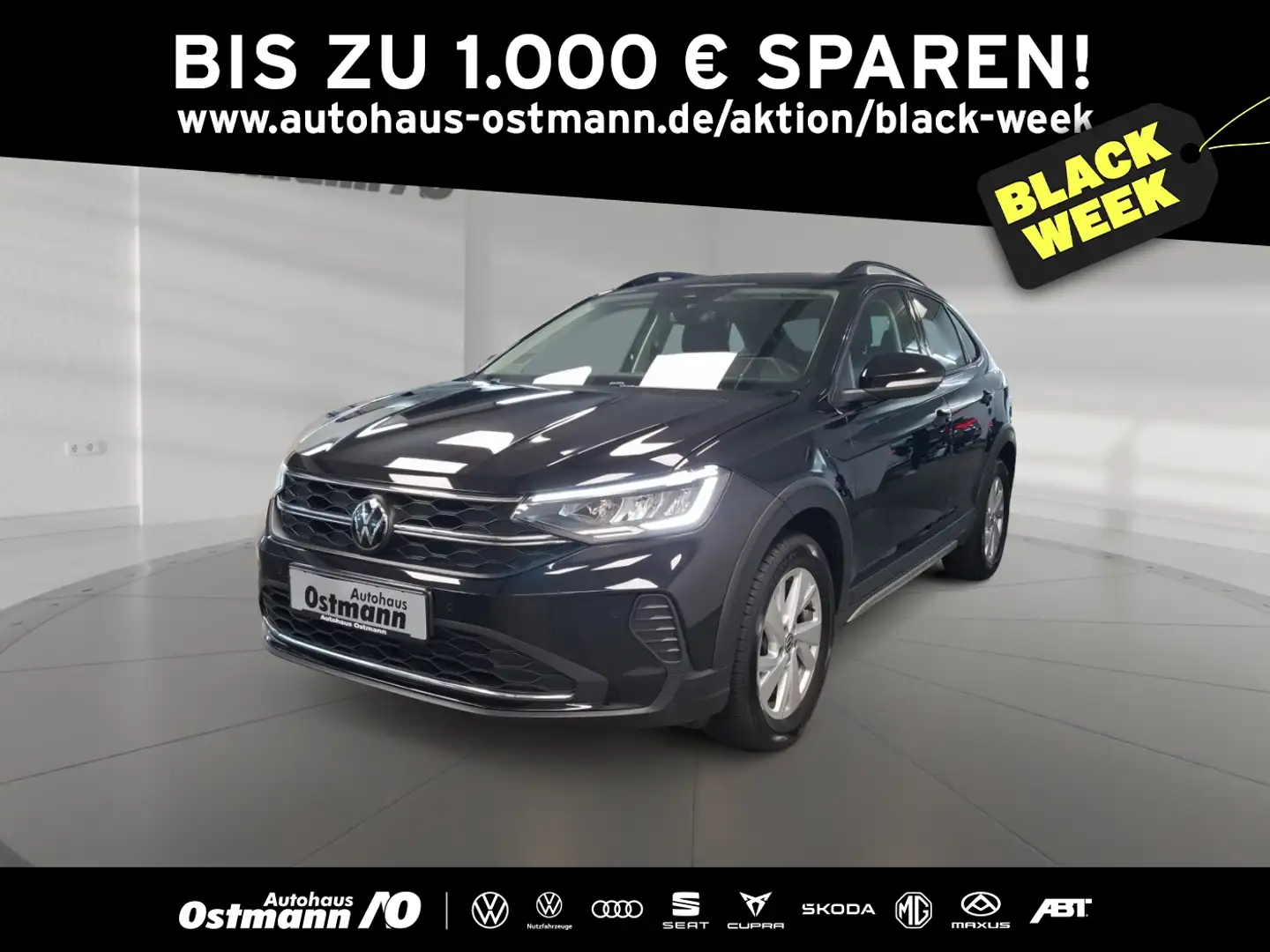 Volkswagen Taigo 1.0 TSI Life AHK ACC Climatr. SHZ LED Schwarz - 1