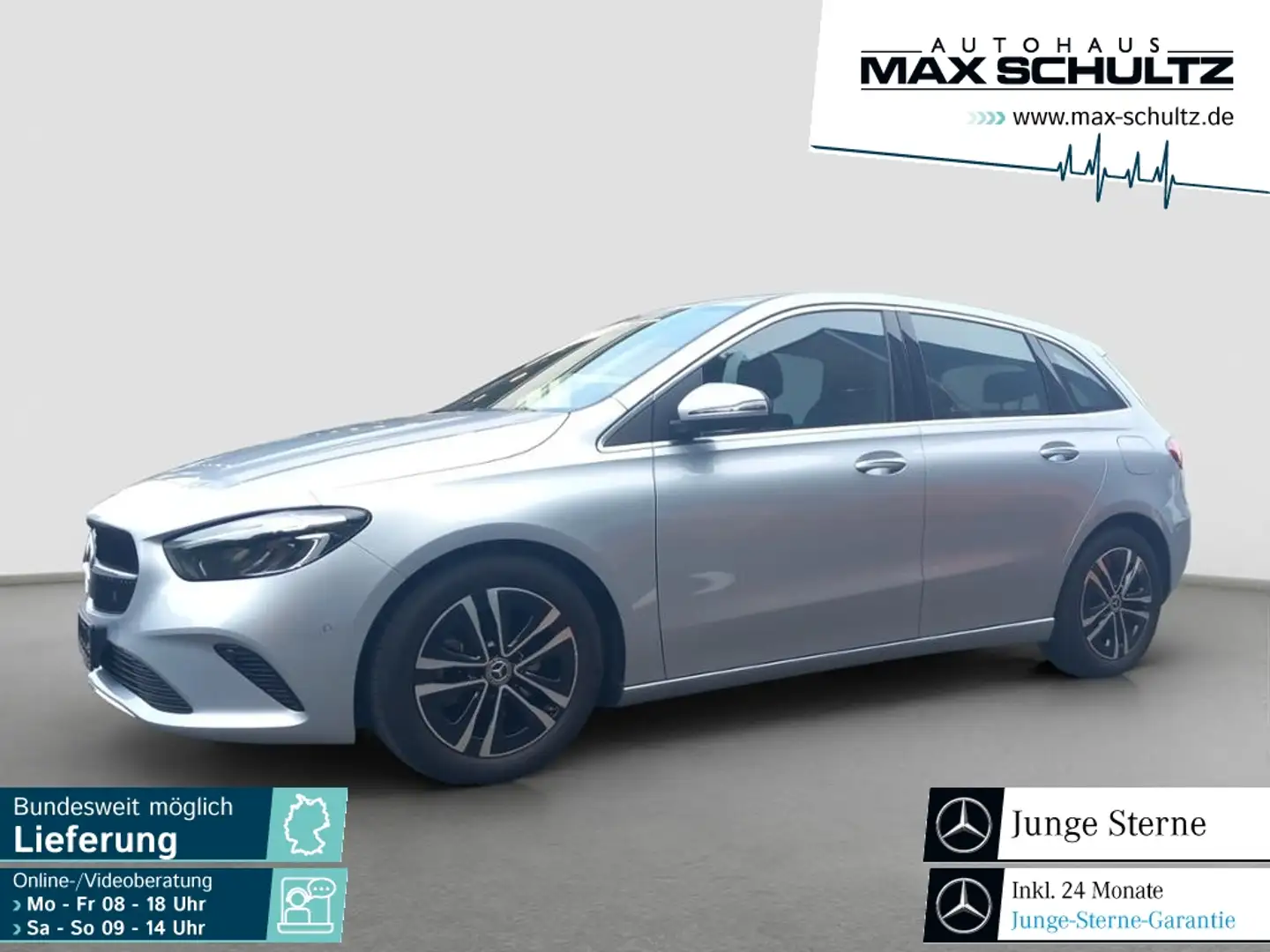 Mercedes-Benz B 180 Navi*PDC*el.Heck*LED*SpurH*Virtual*SHZ*LM Silber - 1