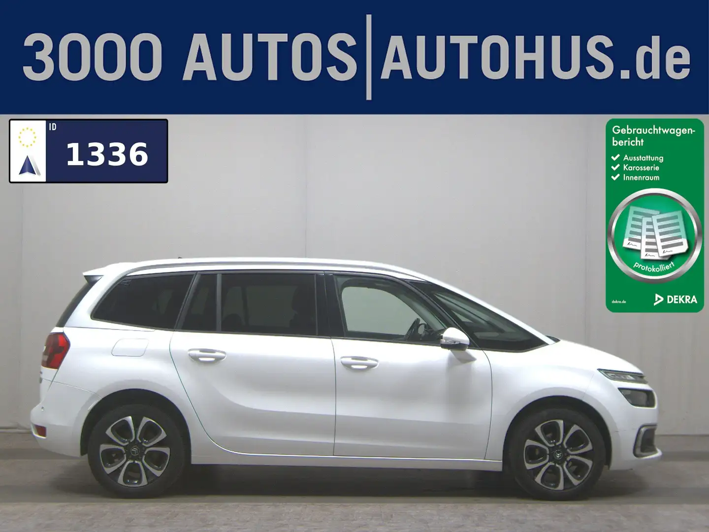 Citroen C4 Grand Spacetourer 1.5 BlueHDi Shine AHK Navi Weiß - 1
