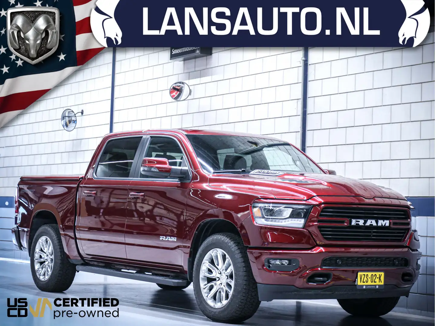 Dodge RAM 1500 Laramie Sport | Panoramadak | 5.7L Hemi V8 4x Szürke - 1