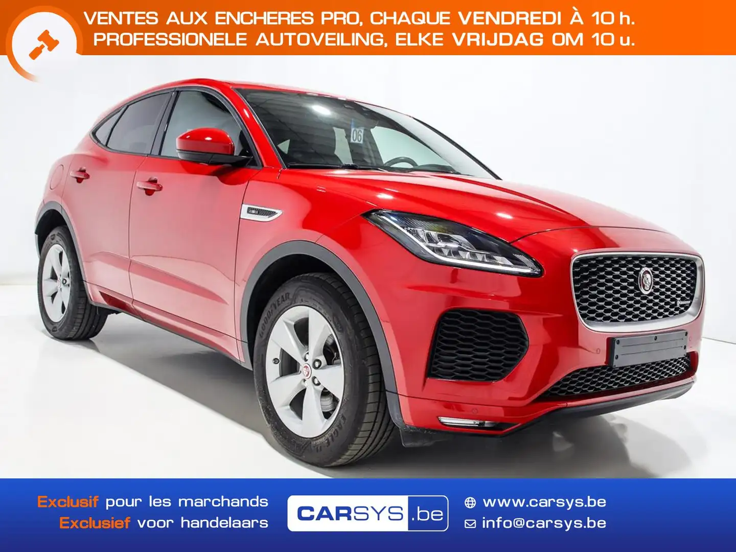Jaguar E-Pace D 180 AWD - BVA - R DYNAMIC CUIR - LED - 18 - C... Rood - 1