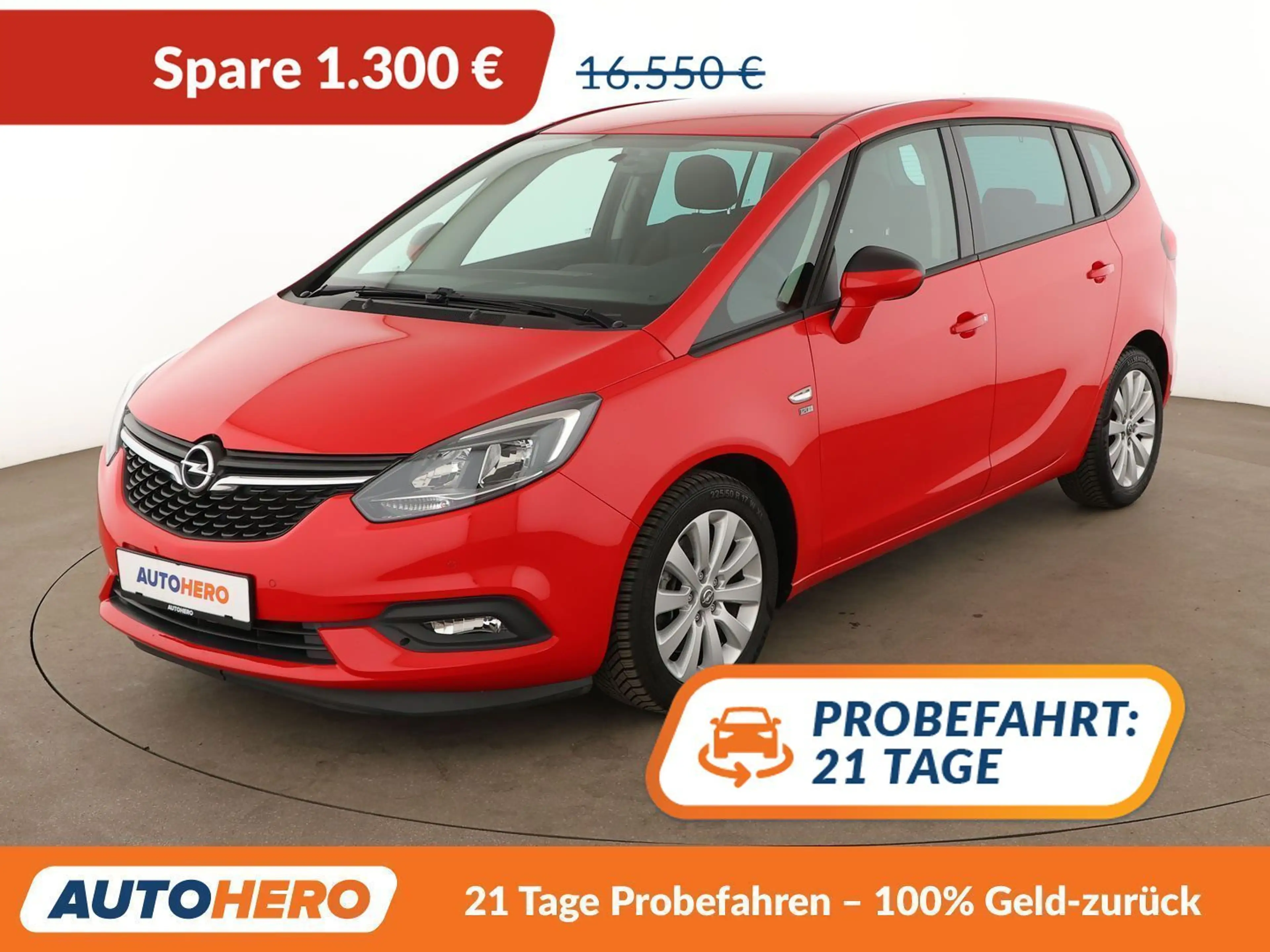 Opel Zafira Tourer 1.6 SIDI Turbo 120 Jahre Start/Stop*TEMPO*PDC*