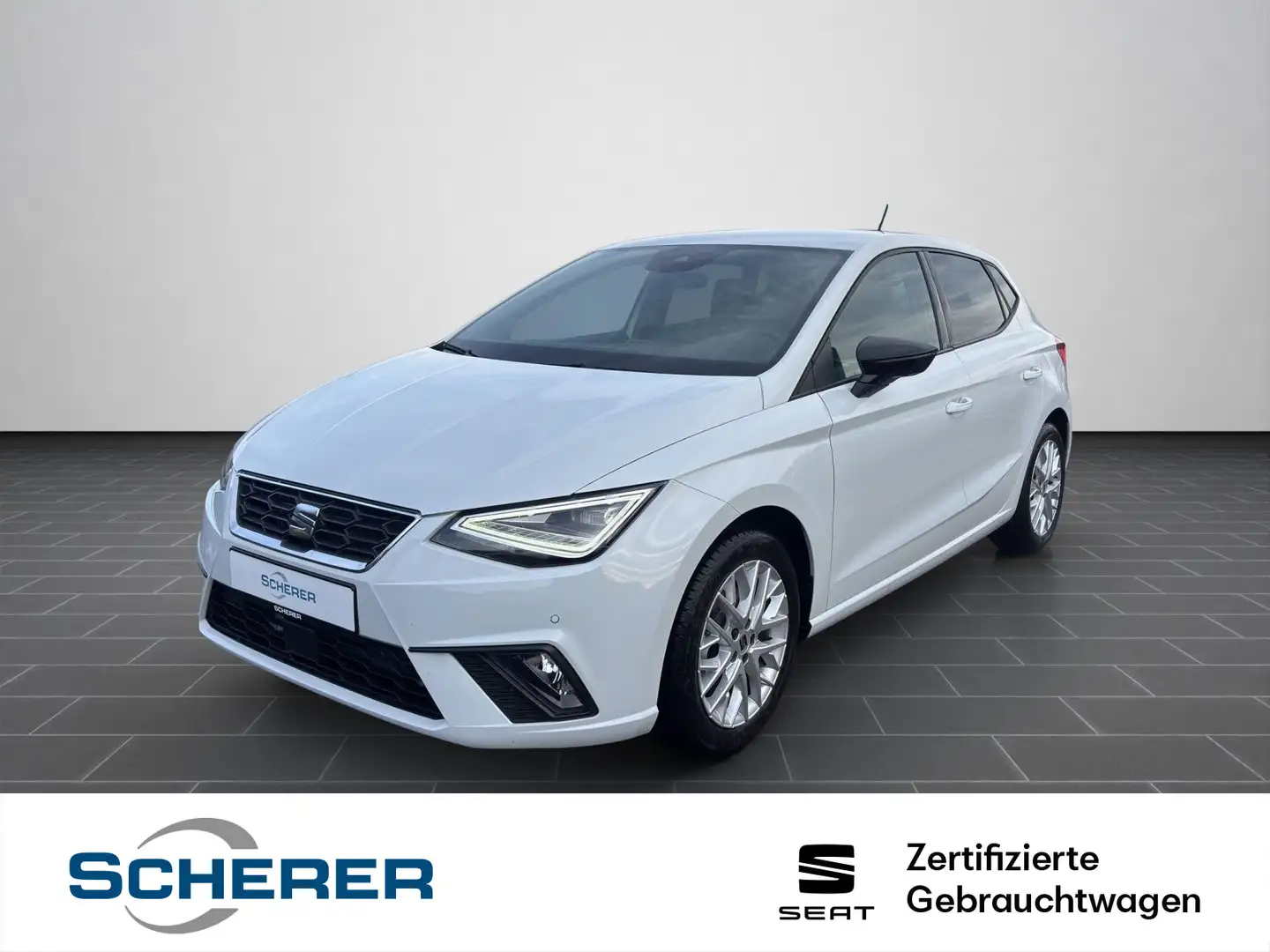 SEAT Ibiza FR 1.0 TSI DSG NAVI CARPLAY KAM SHZ Weiß - 1