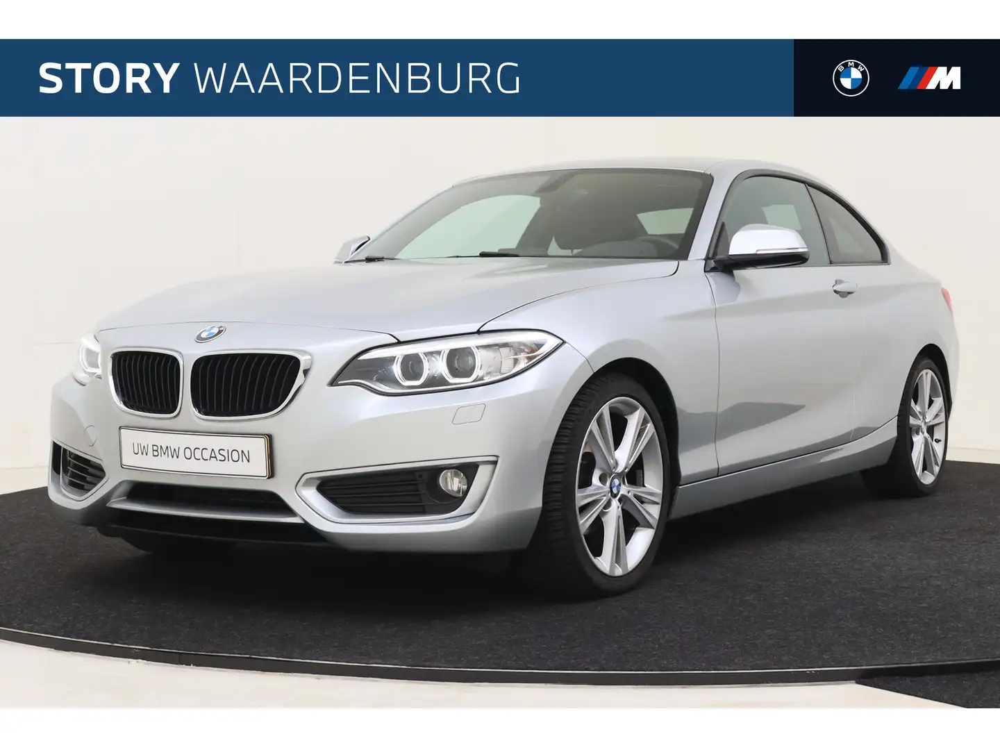 BMW 218 2 Serie Coupé 218i Executive Automaat / M Sportond Argent - 1